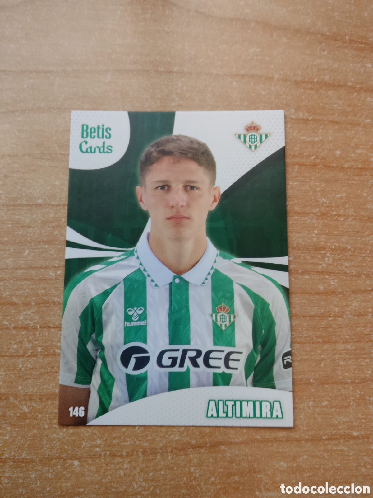 Cromos de f&uacute;tbol: 146 ALTIMIRA REAL BETIS HOLY CARDS 2024 2025