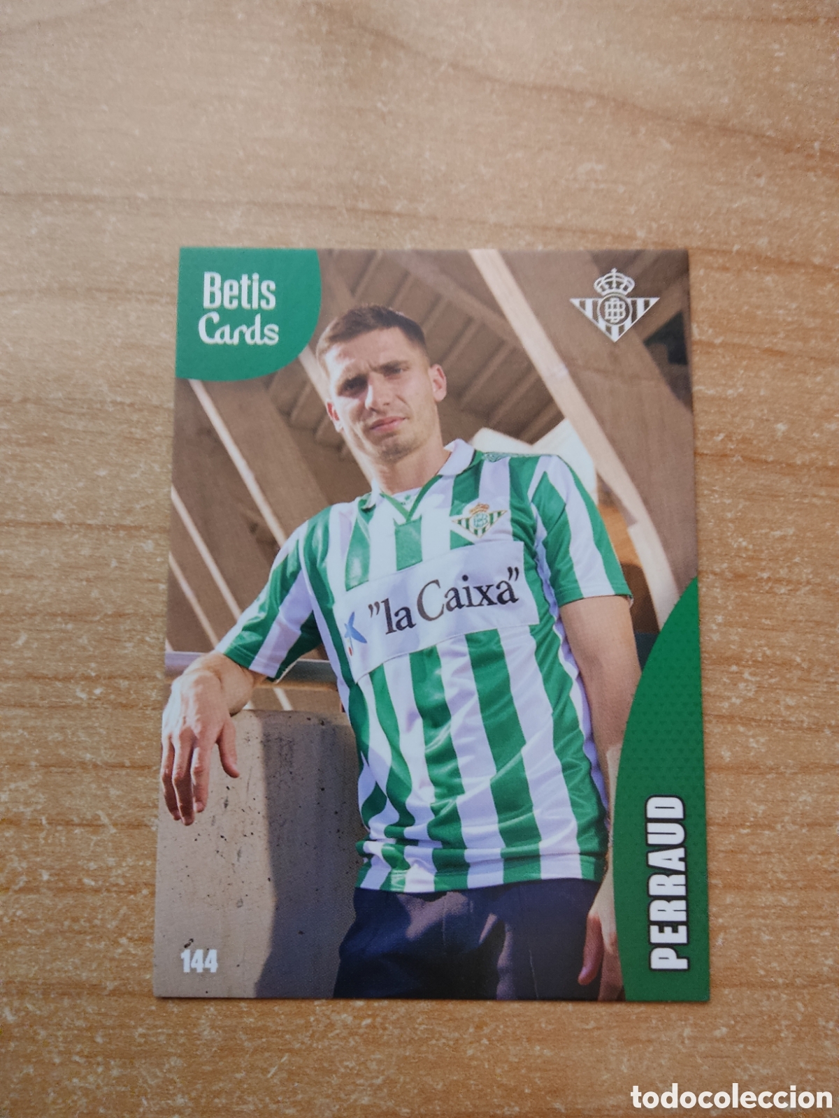 Cromos de f&uacute;tbol: 144 PERRAUD REAL BETIS HOLY CARDS 2024 2025