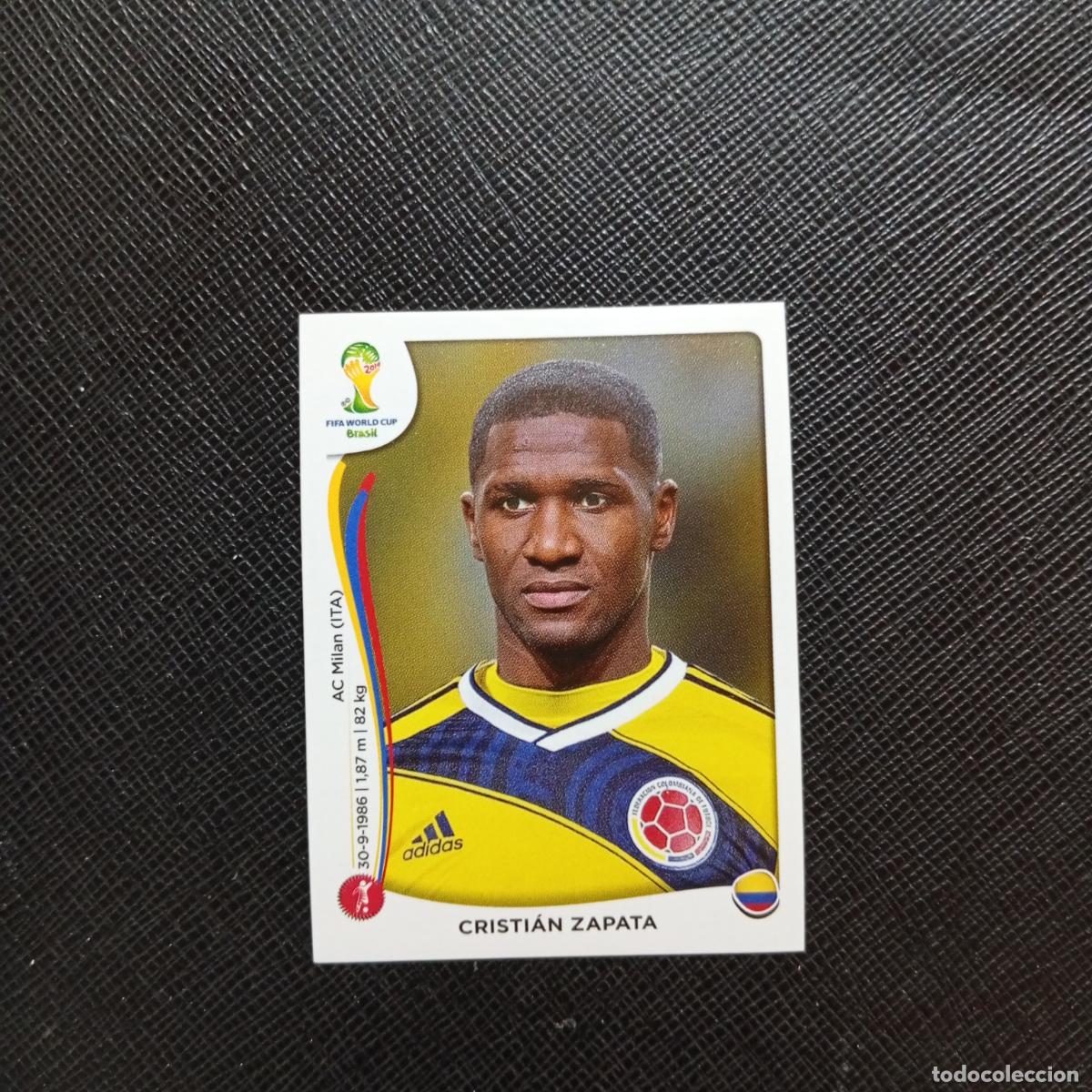 Cromos de f&uacute;tbol: 188 CRISTIAN ZAPATA COLOMBIA PANINI MUNDIAL BRASIL 2014 CROMO FUTBOL 14 - SIN PEGAR - CJ1