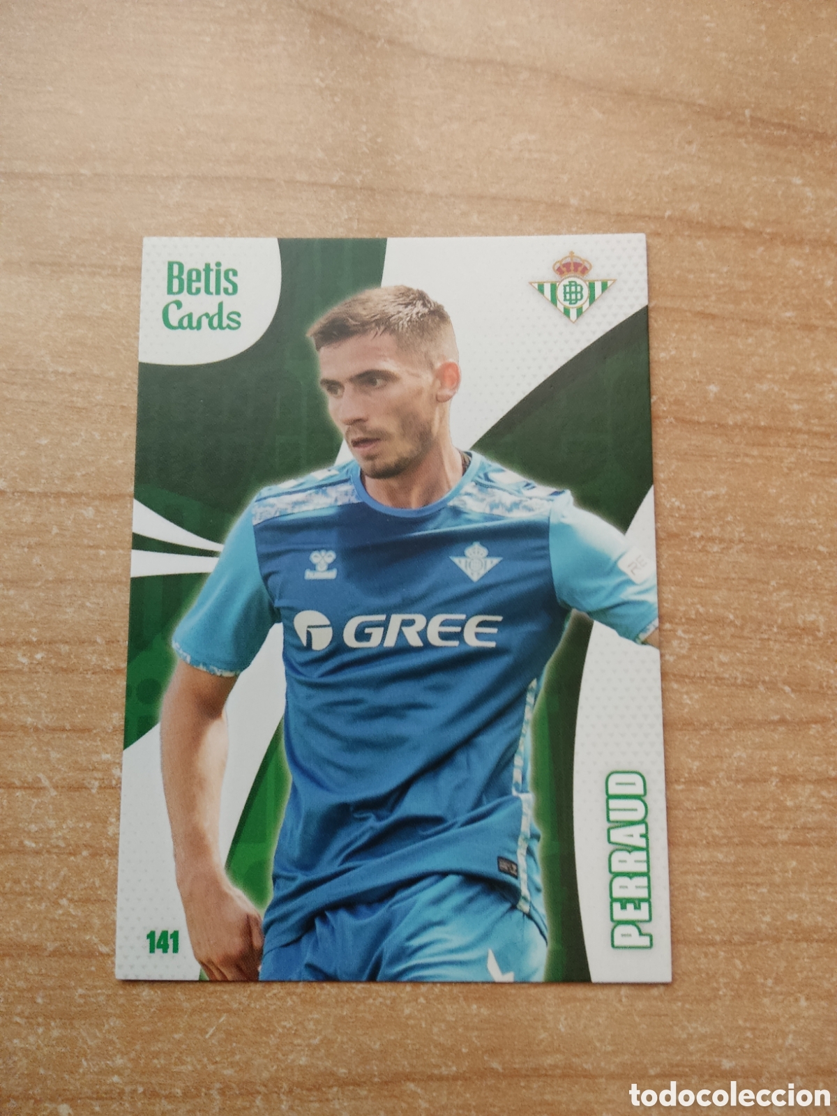 Cromos de f&uacute;tbol: 141 PERRAUD REAL BETIS HOLY CARDS 2024 2025