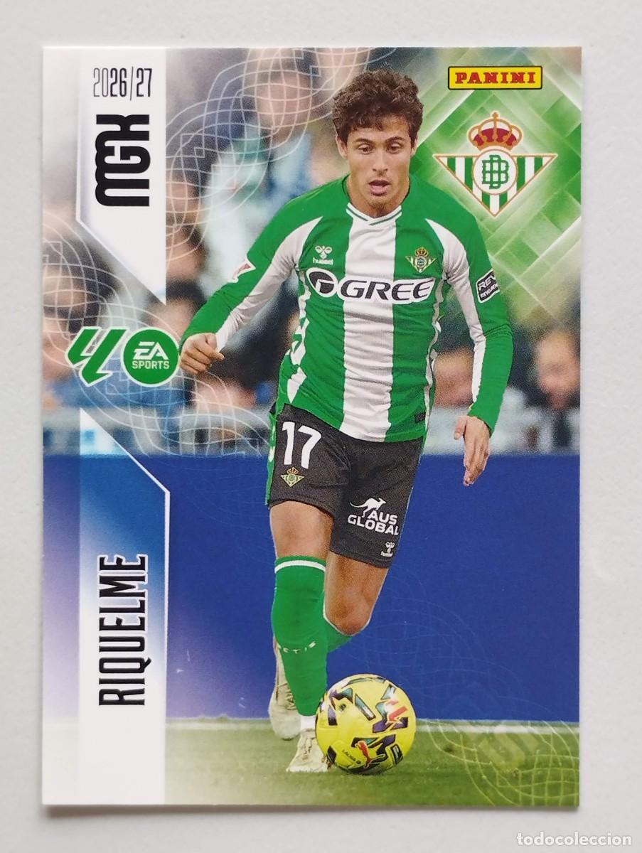 Football Stickers: CROMO CARD 2026 2027 MEGACRACKS 27 26 MGK PANINI RODRIGO RIQUELME 105 BETIS