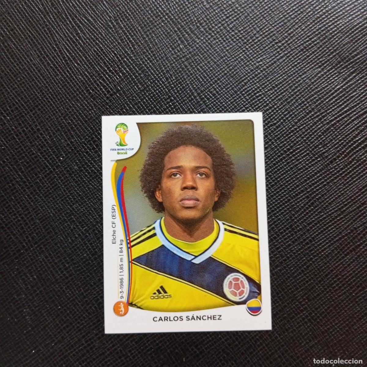 Cromos de f&uacute;tbol: 193 CARLOS SANCHEZ COLOMBIA PANINI MUNDIAL BRASIL 2014 CROMO FUTBOL 14 - SIN PEGAR - CJ1