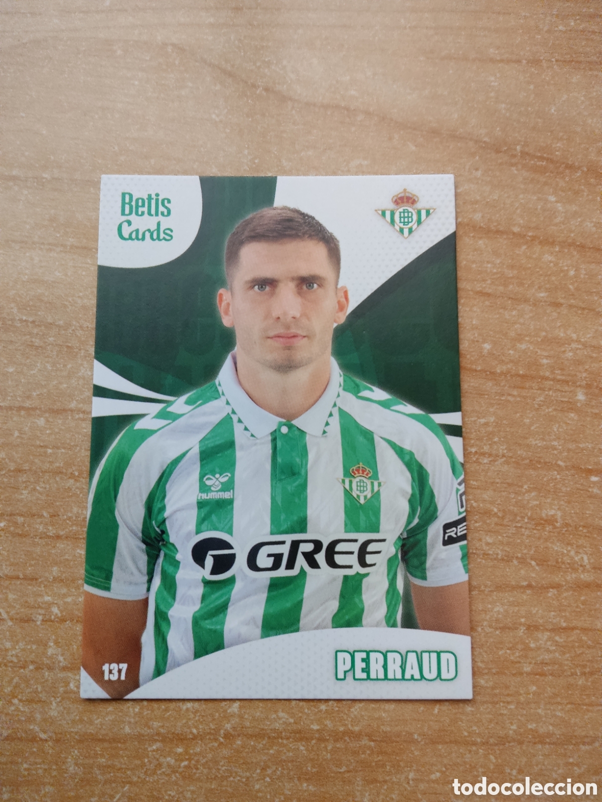 Cromos de f&uacute;tbol: 137 PERRAUD REAL BETIS HOLY CARDS 2024 2025