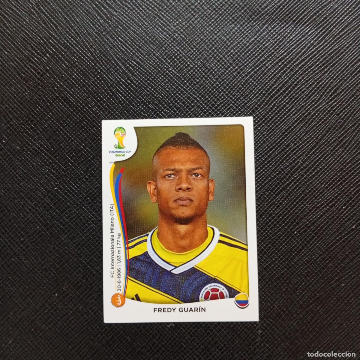 Cromos de f&uacute;tbol: 195 FREDY GUARIN COLOMBIA PANINI MUNDIAL BRASIL 2014 CROMO FUTBOL 14 - SIN PEGAR - CJ1