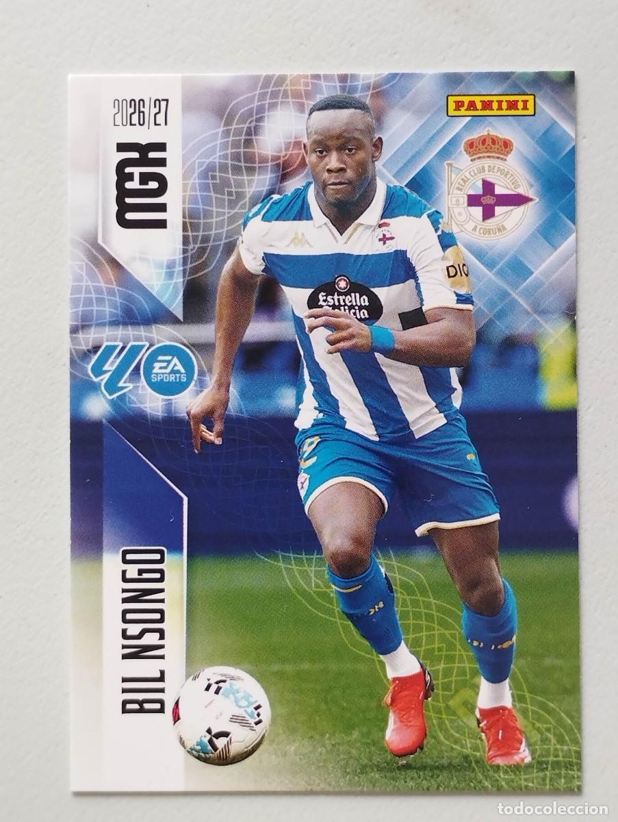 Cromos de f&uacute;tbol: CROMO CARD 2026 2027 MEGACRACKS 27 26 MGK PANINI LUISMI CRUZ 140 DEPORTIVO LA CORU&Ntilde;A