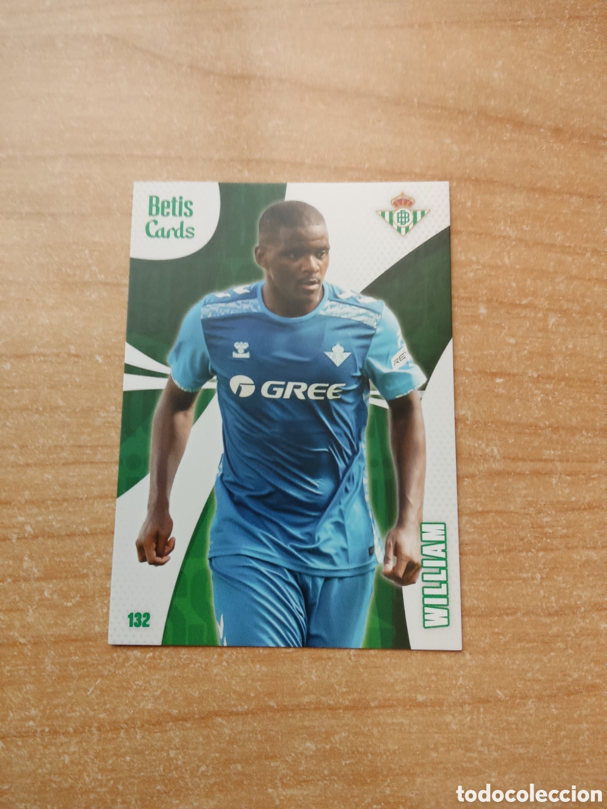 Cromos de f&uacute;tbol: 132 WILLIAM REAL BETIS HOLY CARDS 2024 2025