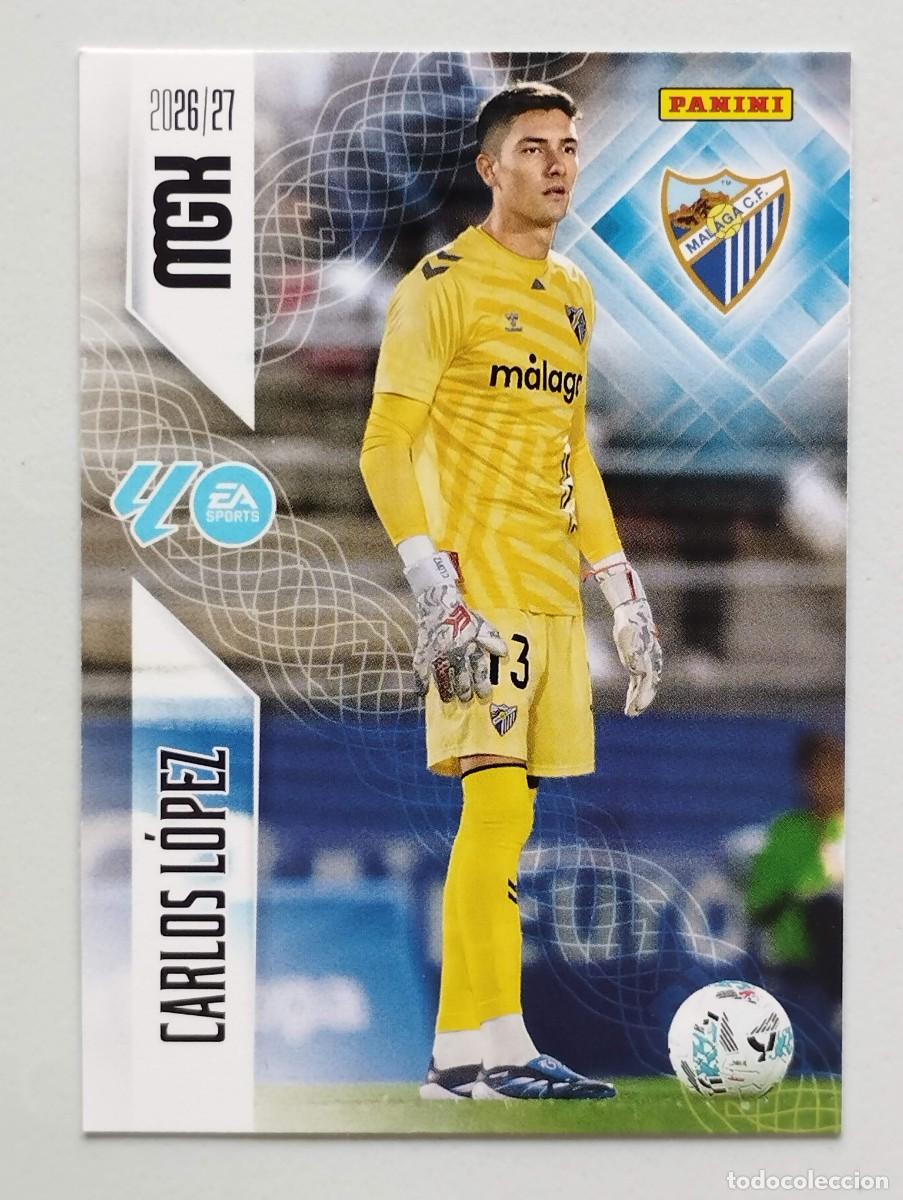 Football Stickers: CROMO CARD 2026 2027 MEGACRACKS 27 26 MGK PANINI CARLOS LOPEZ 237 MALAGA