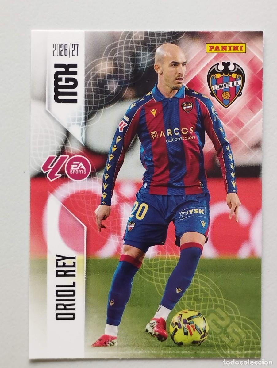 Cromos de f&uacute;tbol: CROMO CARD 2026 2027 MEGACRACKS 27 26 MGK PANINI ORIOL REY 207 LEVANTE