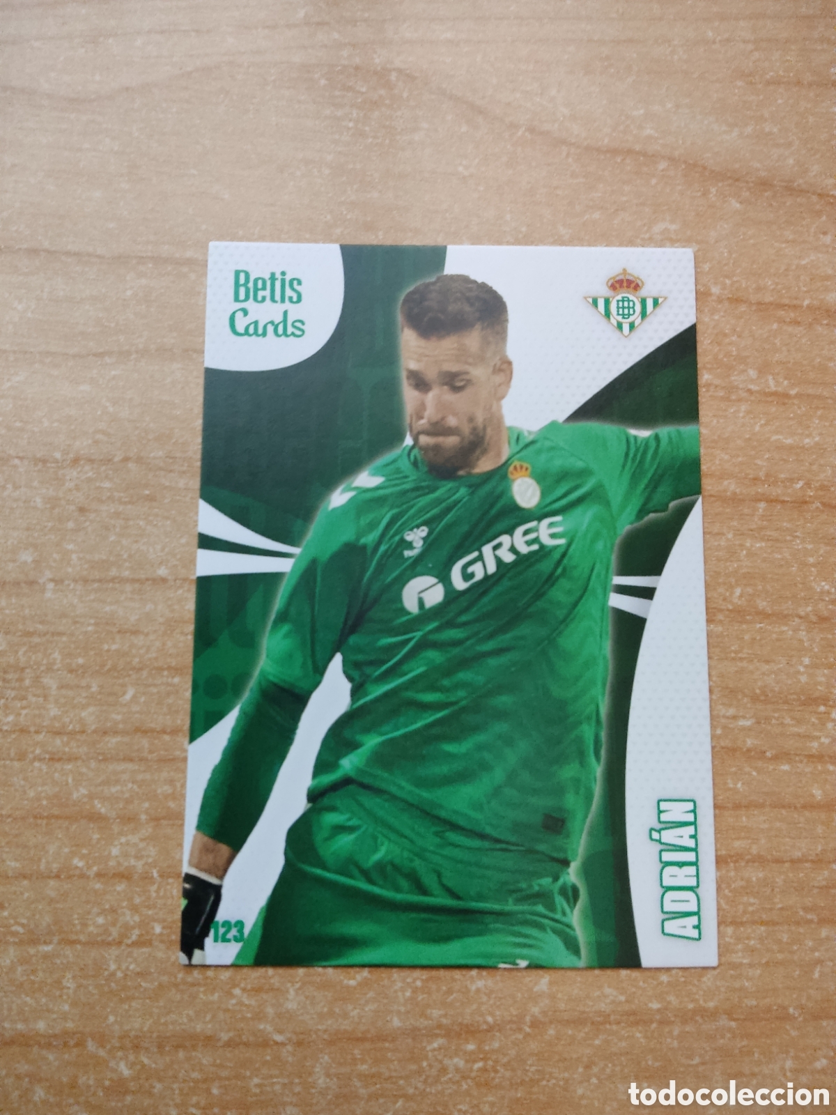 Cromos de f&uacute;tbol: 123 ADRIAN REAL BETIS HOLY CARDS 2024 2025