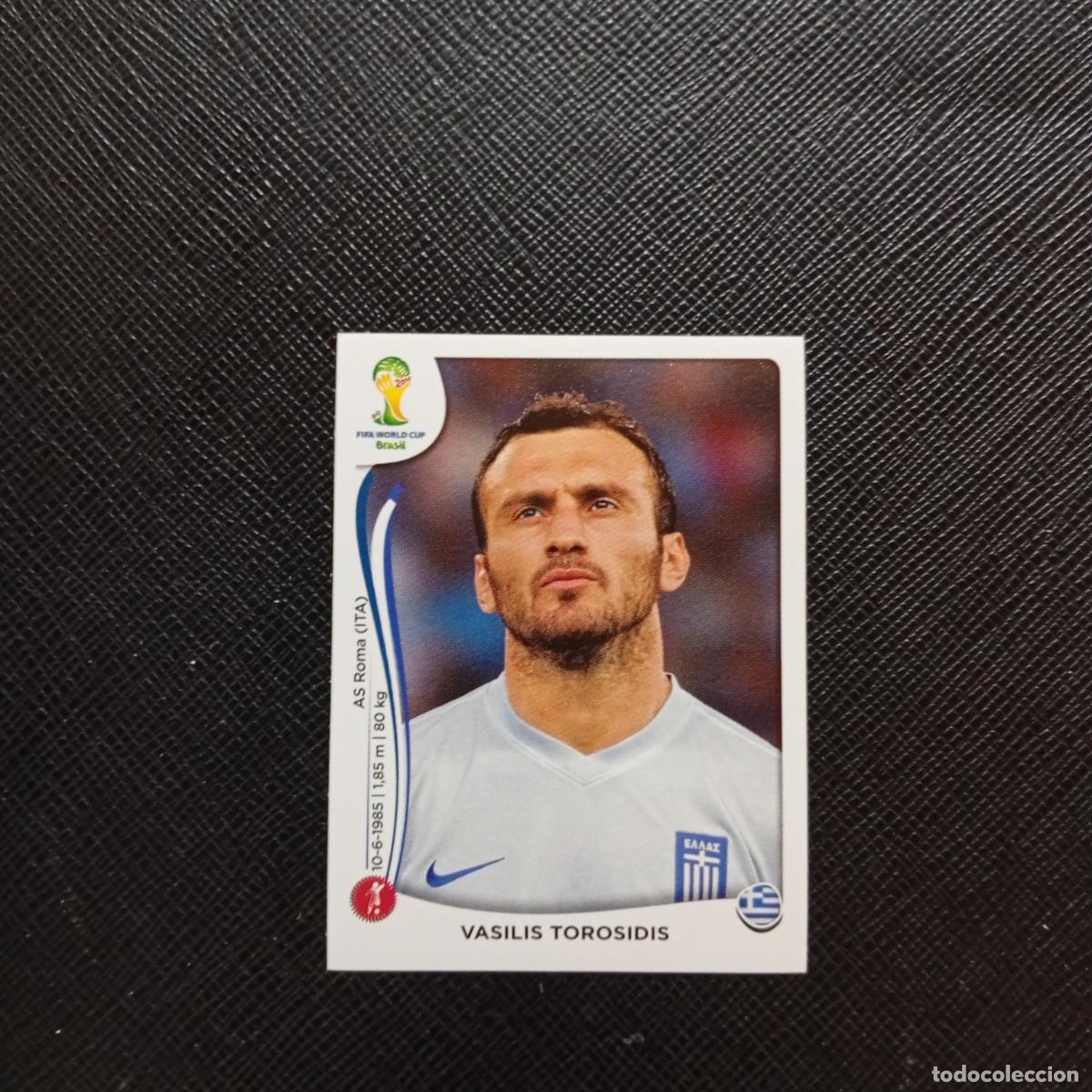 Cromos de f&uacute;tbol: 206 VASILIS TOROSIDIS GRECIA PANINI MUNDIAL BRASIL 2014 CROMO FUTBOL 14 - SIN PEGAR - CJ1