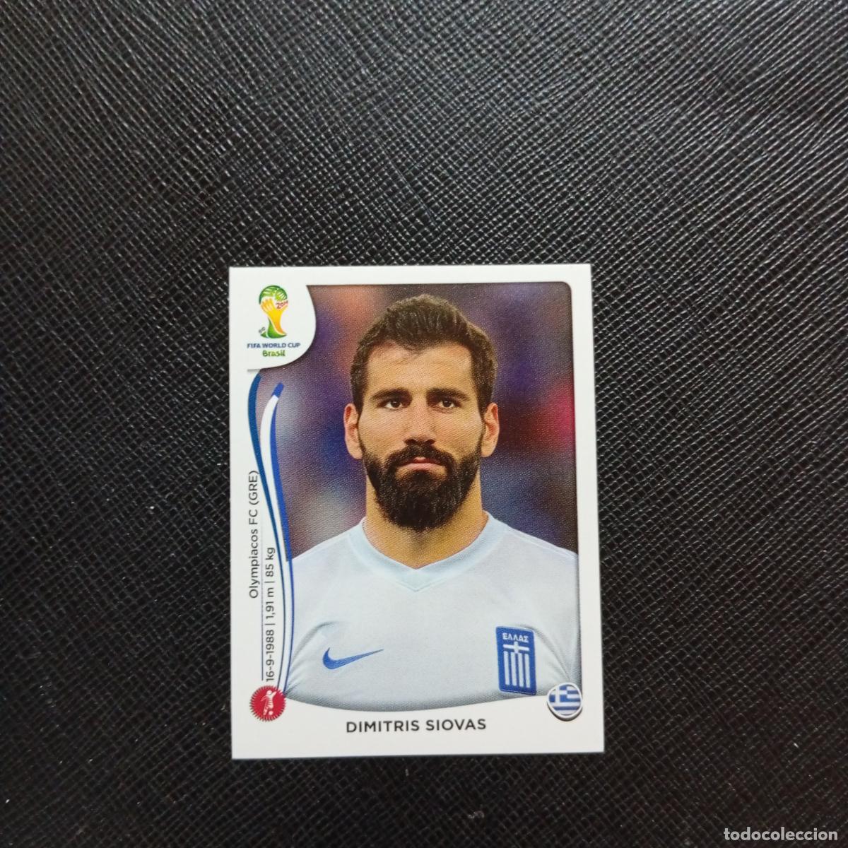 Cromos de f&uacute;tbol: 209 DIMITRIS SIOVAS GRECIA PANINI MUNDIAL BRASIL 2014 CROMO FUTBOL 14 - SIN PEGAR - CJ1