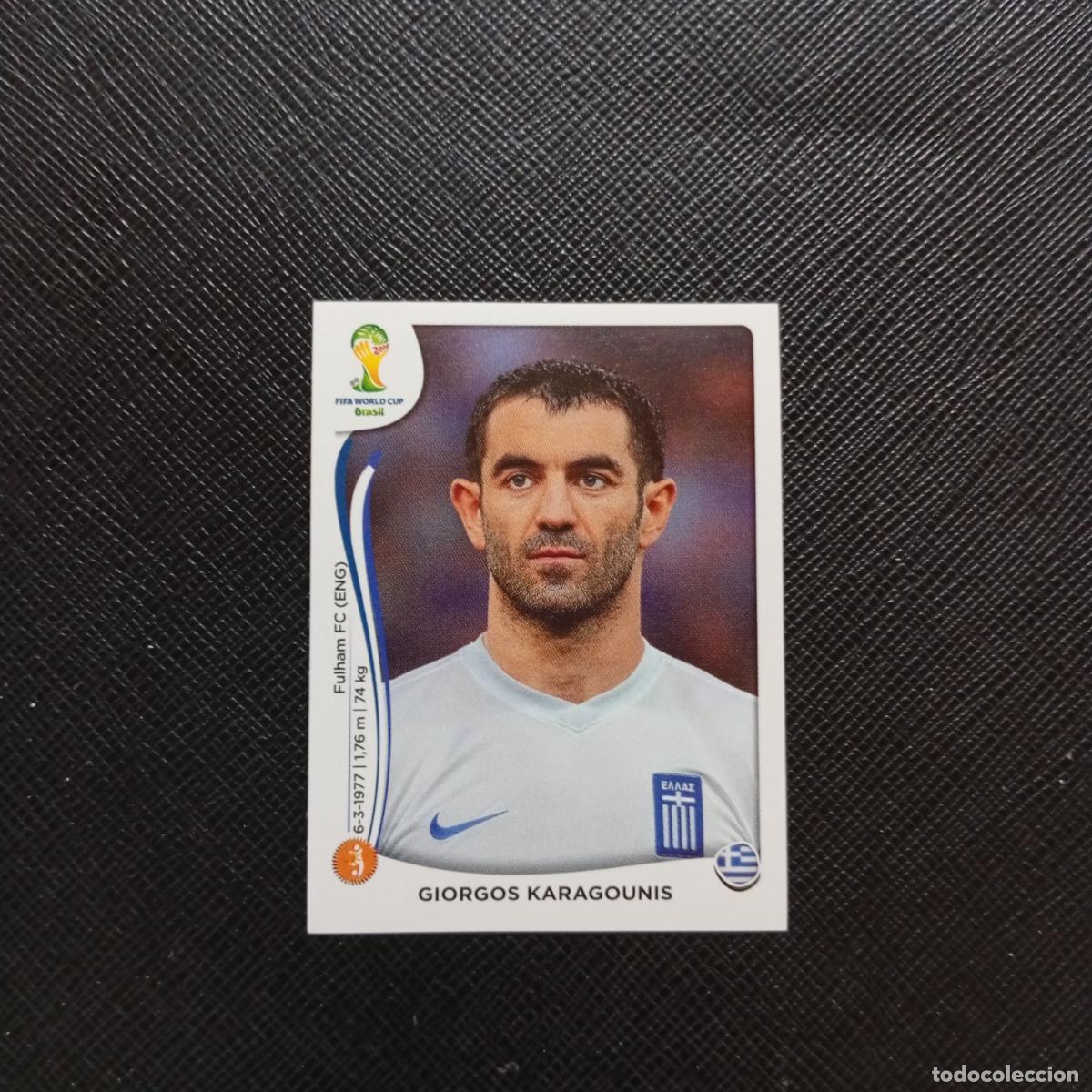 Cromos de f&uacute;tbol: 213 KARAGOUNIS GRECIA PANINI MUNDIAL BRASIL 2014 CROMO FUTBOL 14 - SIN PEGAR - CJ1