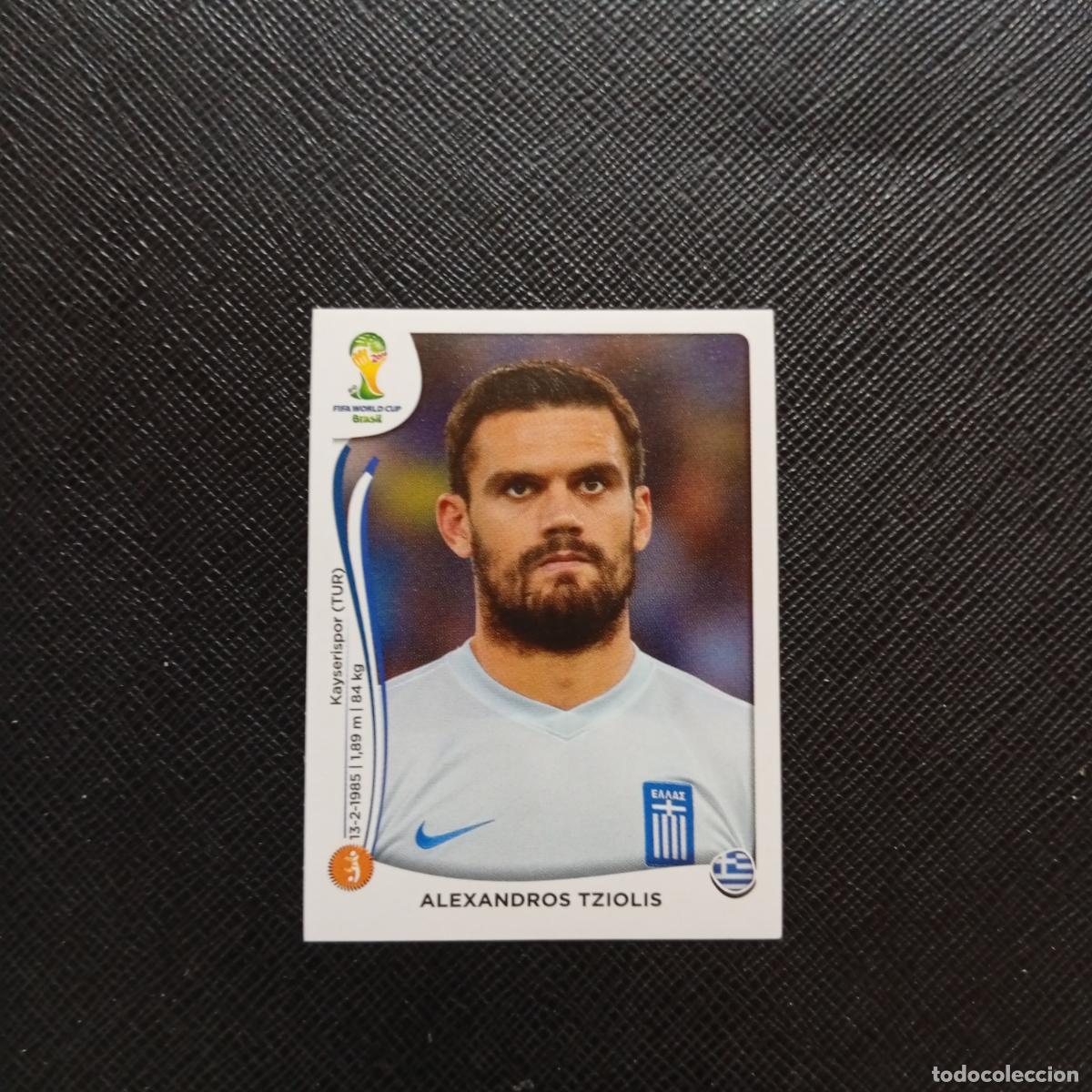 Cromos de f&uacute;tbol: 215 ALEXANDROS TZIOLIS GRECIA PANINI MUNDIAL BRASIL 2014 CROMO FUTBOL 14 - SIN PEGAR - CJ1