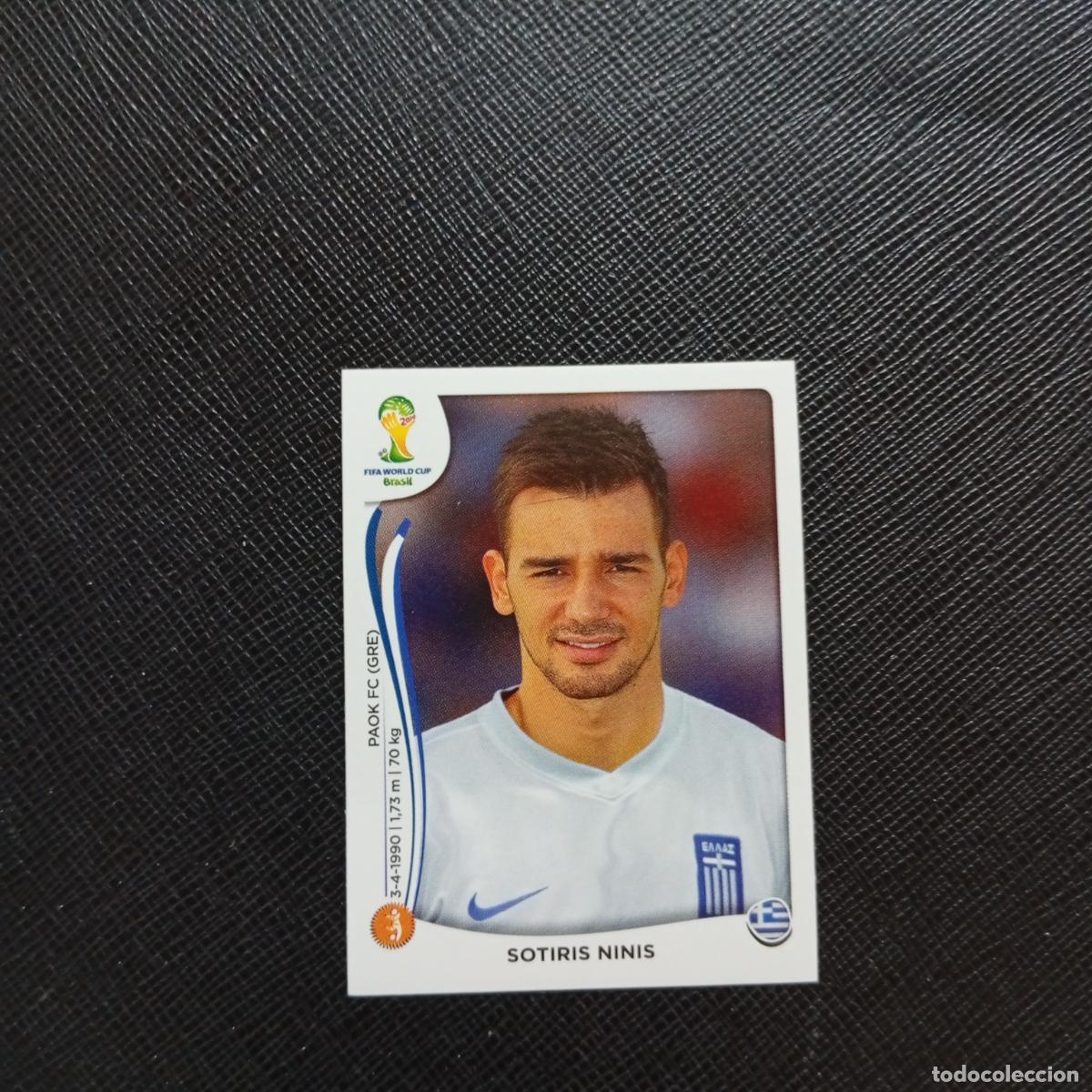 Cromos de f&uacute;tbol: 217 SOTIRIS NINIS GRECIA PANINI MUNDIAL BRASIL 2014 CROMO FUTBOL 14 - SIN PEGAR - CJ1