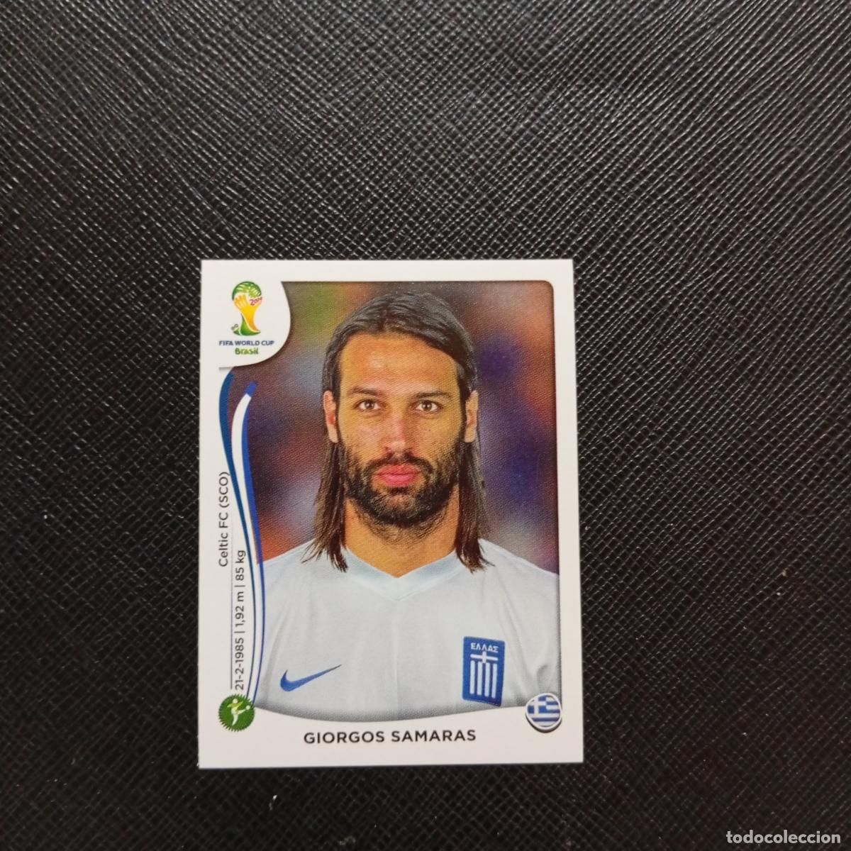 Cromos de f&uacute;tbol: 218 GIORGIOS SAMARAS GRECIA PANINI MUNDIAL BRASIL 2014 CROMO FUTBOL 14 - SIN PEGAR - CJ1
