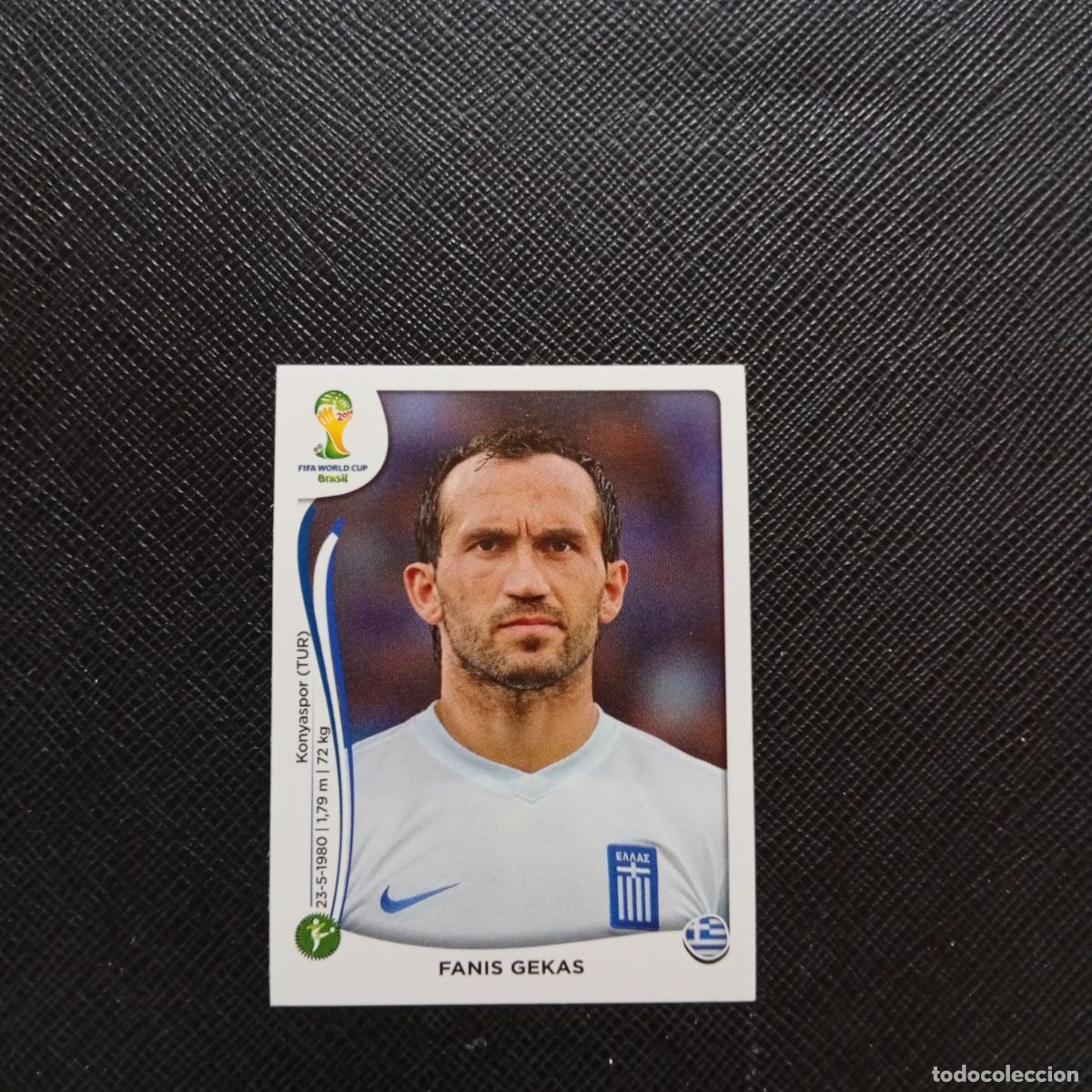 Cromos de f&uacute;tbol: 220 FANIS GEKAS GRECIA PANINI MUNDIAL BRASIL 2014 CROMO FUTBOL 14 - SIN PEGAR - CJ1