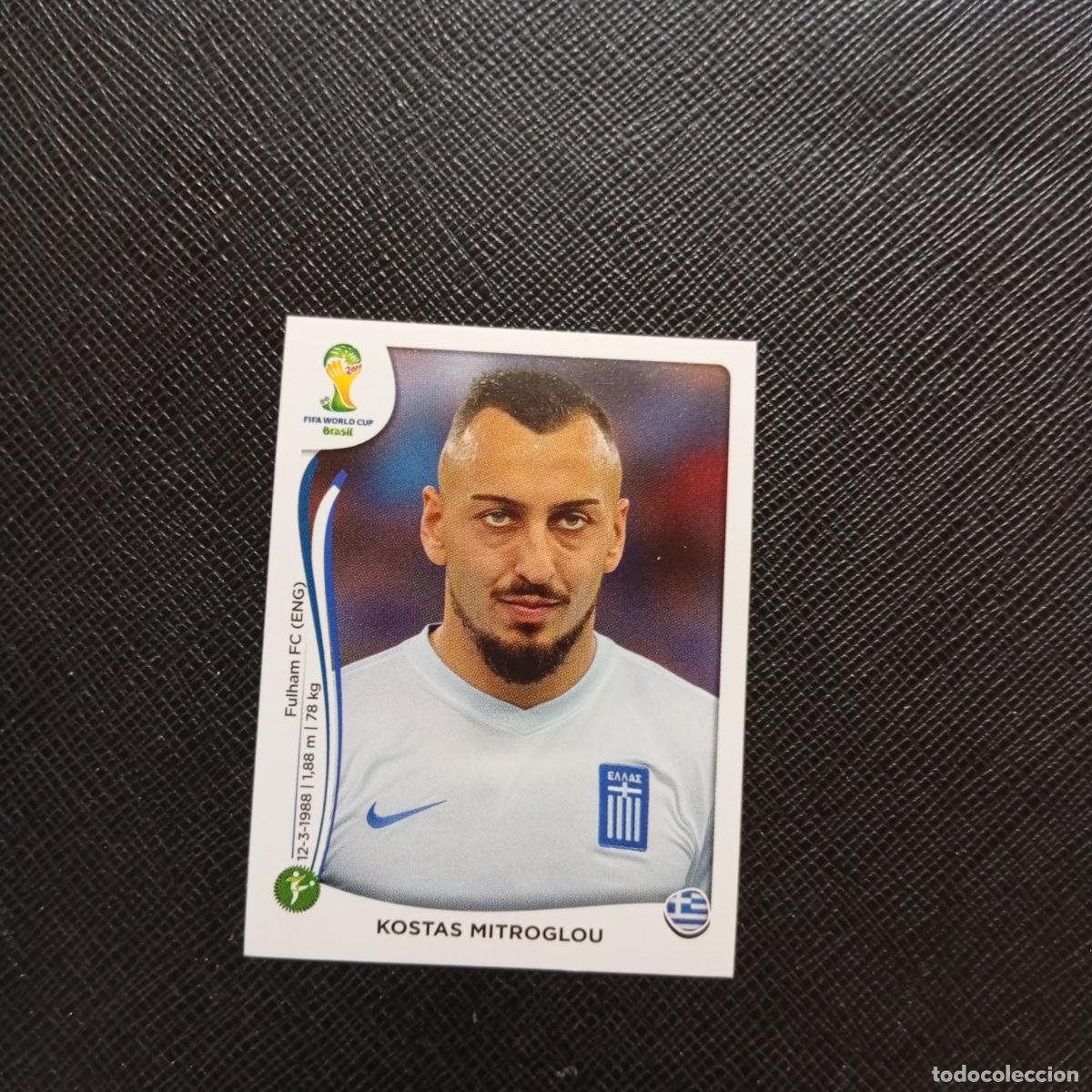 Cromos de f&uacute;tbol: 221 KOSTAS MITROGLOU GRECIA PANINI MUNDIAL BRASIL 2014 CROMO FUTBOL 14 - SIN PEGAR - CJ1