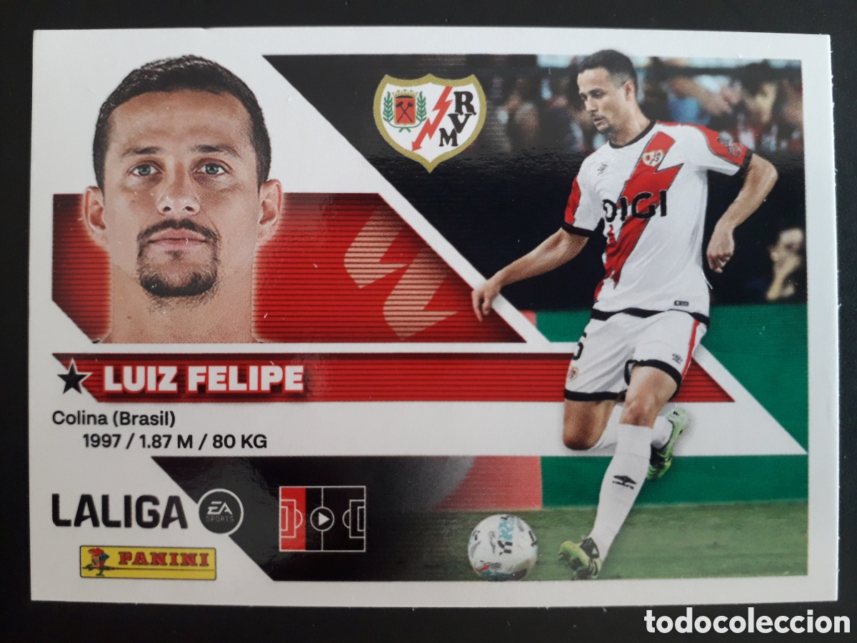 Cromos de f&uacute;tbol: LUIZ FELIPE RAYO VALLECANO N&deg; 9 ED ESTE 2026 2027 26 27 SIN PEGAR PEDIDO M&Iacute;NIMO 3&euro;