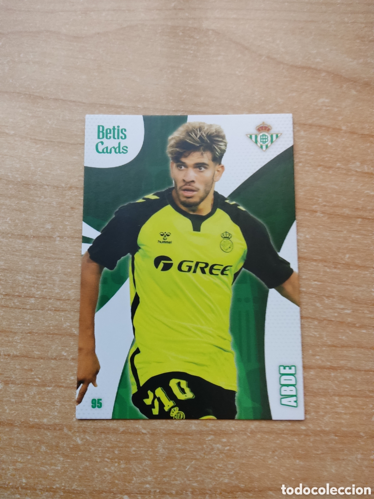 Cromos de f&uacute;tbol: 95 ABDE REAL BETIS HOLY CARDS 2024 2025