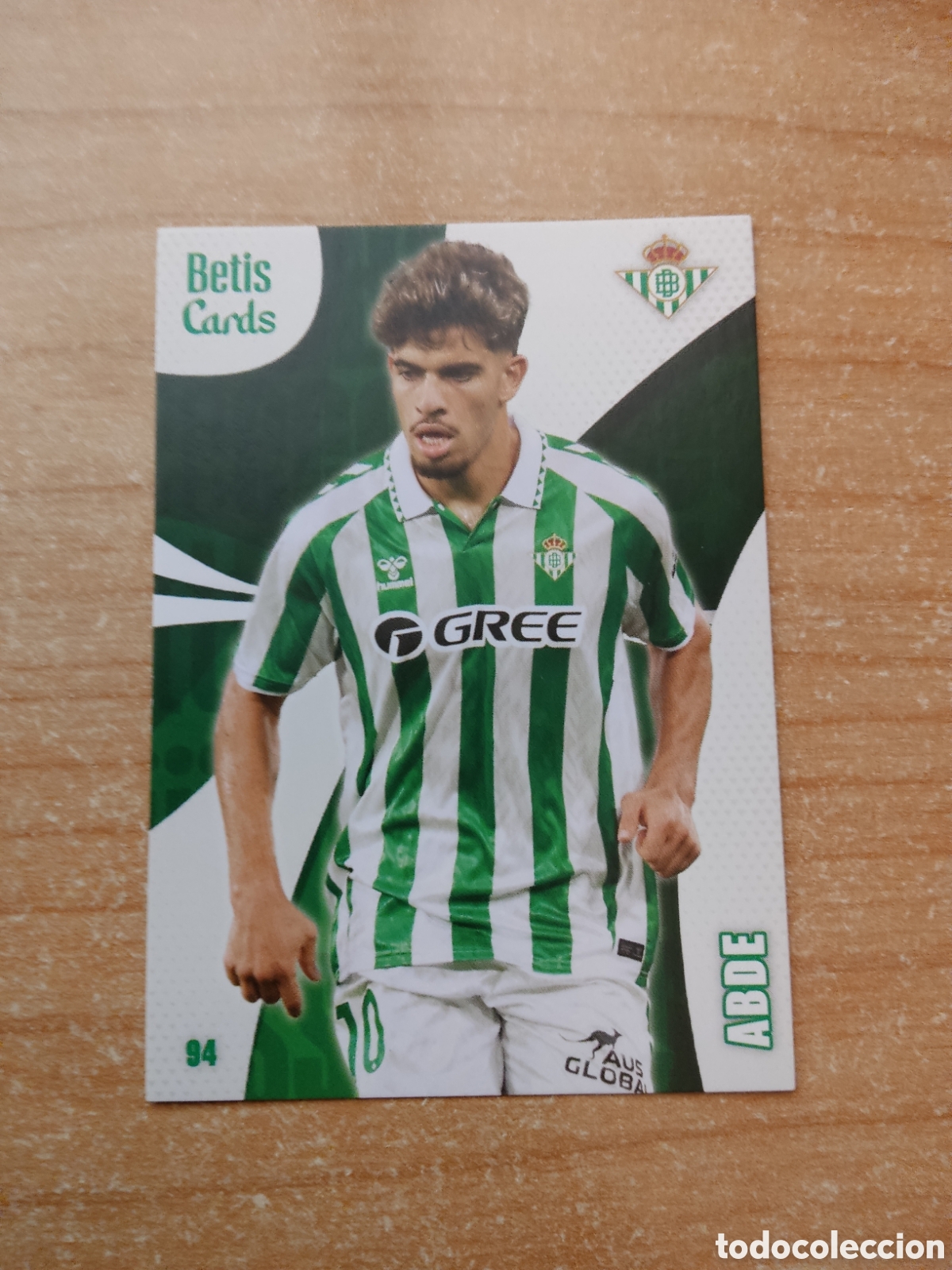 Cromos de f&uacute;tbol: 94 ABDE REAL BETIS HOLY CARDS 2024 2025