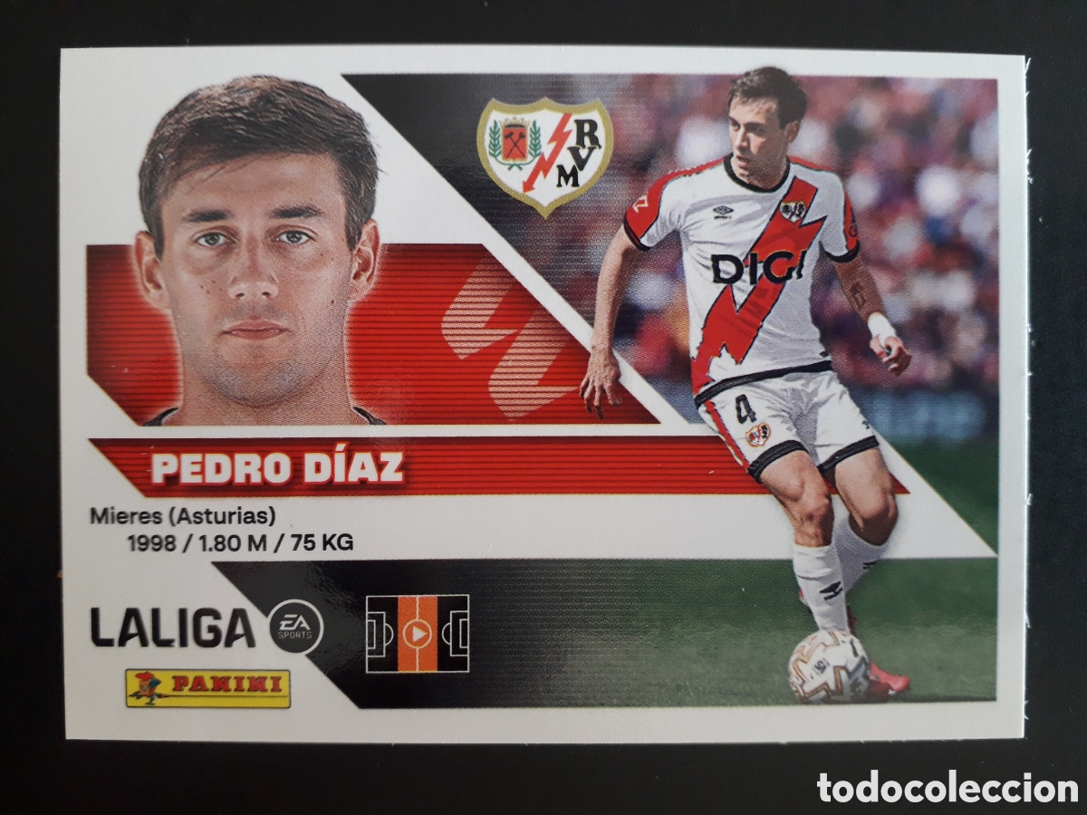Cromos de Futebol: PEDRO D&Iacute;AZ RAYO VALLECANO N&deg; 11A ED ESTE 2026 2027 26 27 SIN PEGAR PEDIDO M&Iacute;NIMO 3&euro;