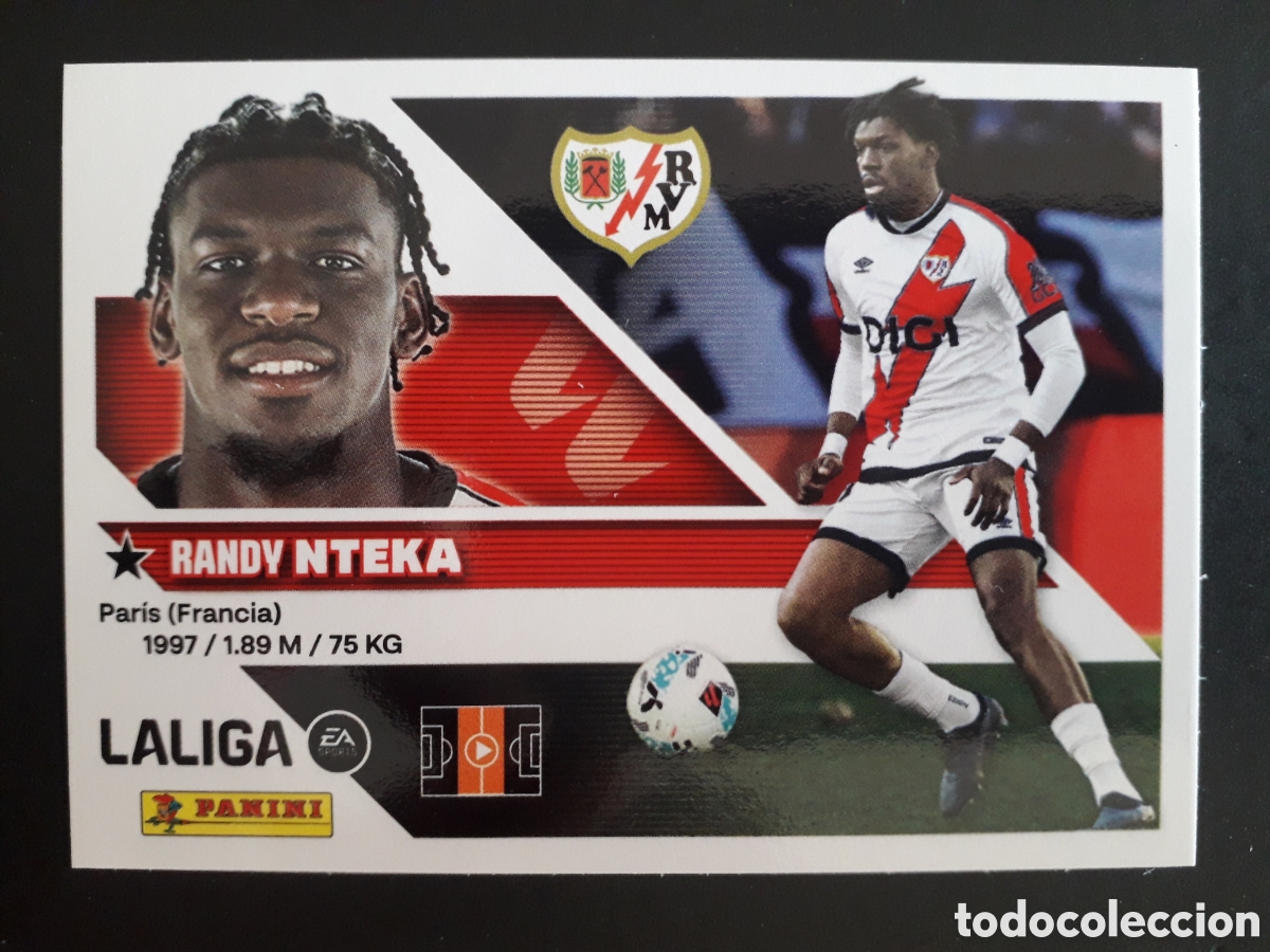 Cromos de Futebol: NTEKA RAYO VALLECANO N&deg; 11B ED ESTE 2026 2027 26 27 SIN PEGAR PEDIDO M&Iacute;NIMO 3&euro;