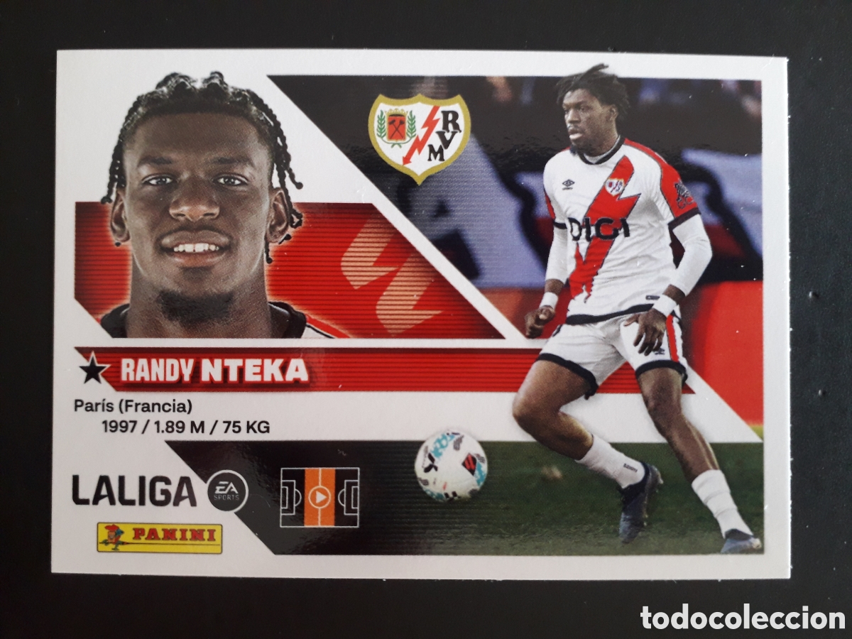 Cromos de Futebol: NTEKA RAYO VALLECANO N&deg; 11B ED ESTE 2026 2027 26 27 SIN PEGAR PEDIDO M&Iacute;NIMO 3&euro;