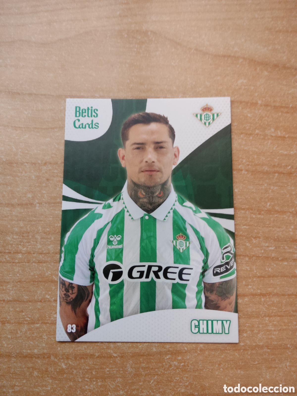 Cromos de f&uacute;tbol: 83 CHIMY AVILA REAL BETIS HOLY CARDS 2024 2025