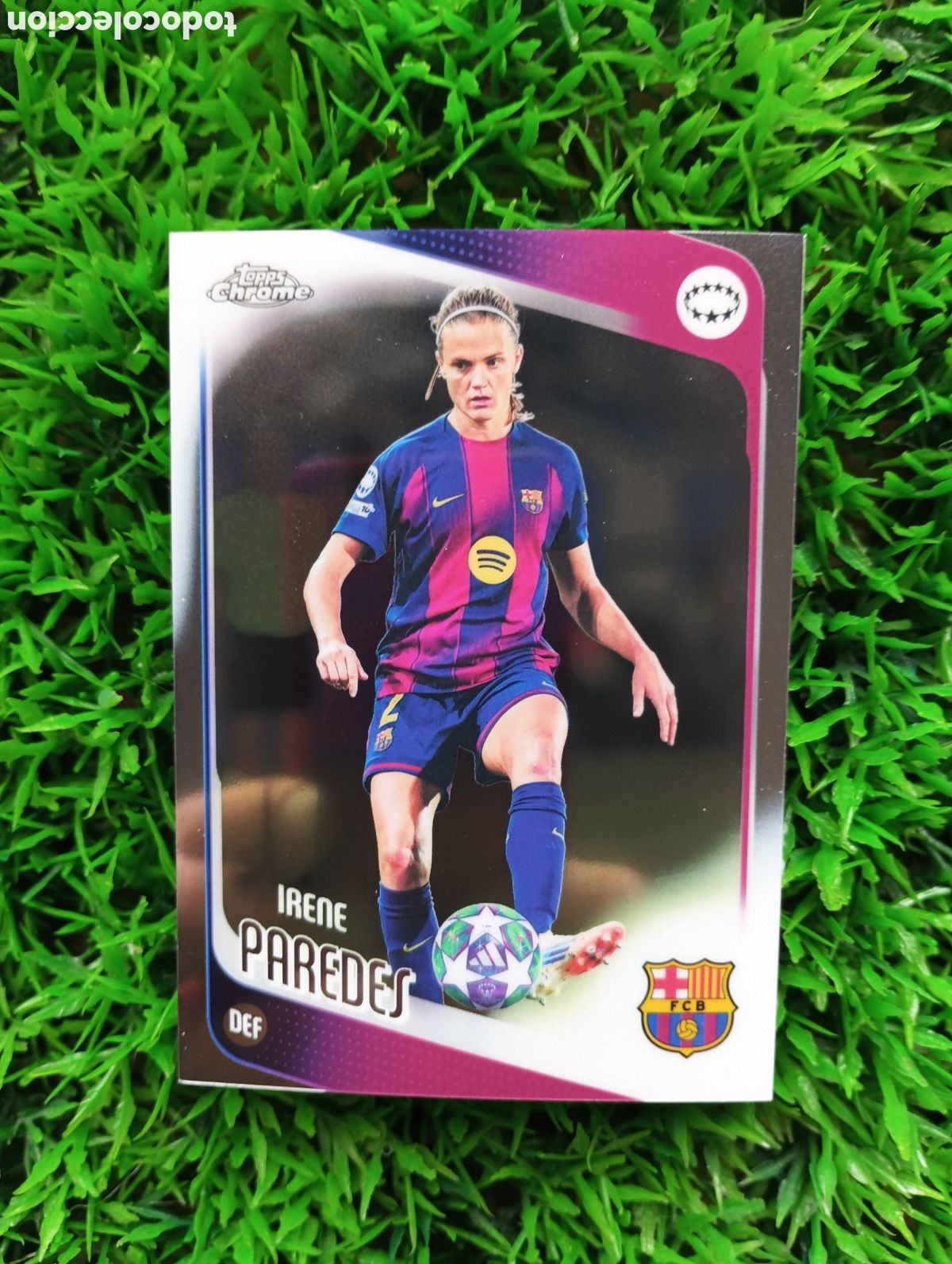 Cartes &agrave; collectionner de Football: Paredes Barcelona Topps Chrome 2026 # 68