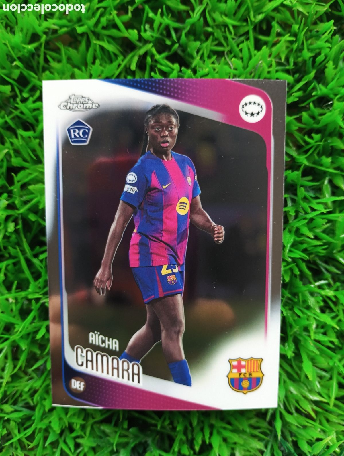 Cartes &agrave; collectionner de Football: Camara Barcelona ROOKIE Topps Chrome 2026 # 69