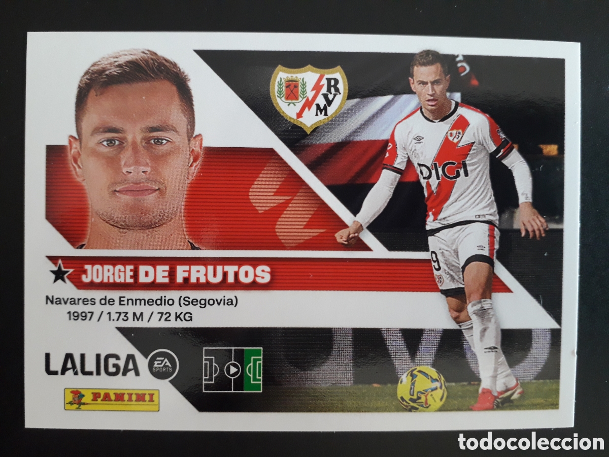 Football Stickers: DE FRUTOS RAYO VALLECANO N&deg; 16 ED ESTE 2026 2027 26 27 SIN PEGAR PEDIDO M&Iacute;NIMO 3&euro;