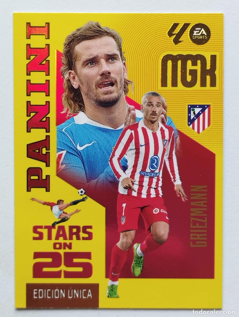 Football Stickers: CROMO CARD 2026 2027 MEGACRACKS 27 26 MGK STARS ON 25 EDICION UNICA GRIEZMANN 443 ATLETICO DE MADRID