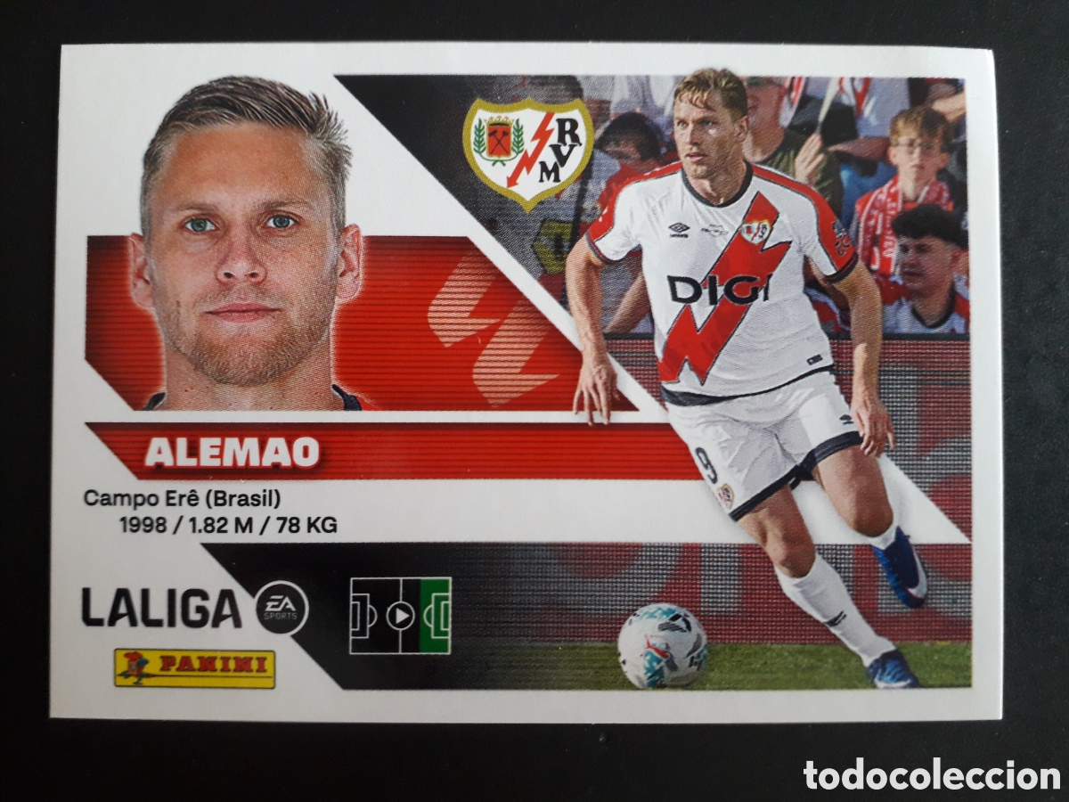 Cromos de f&uacute;tbol: ALEMAO RAYO VALLECANO N&deg; 20 ED ESTE 2026 2027 26 27 SIN PEGAR PEDIDO M&Iacute;NIMO 3&euro;