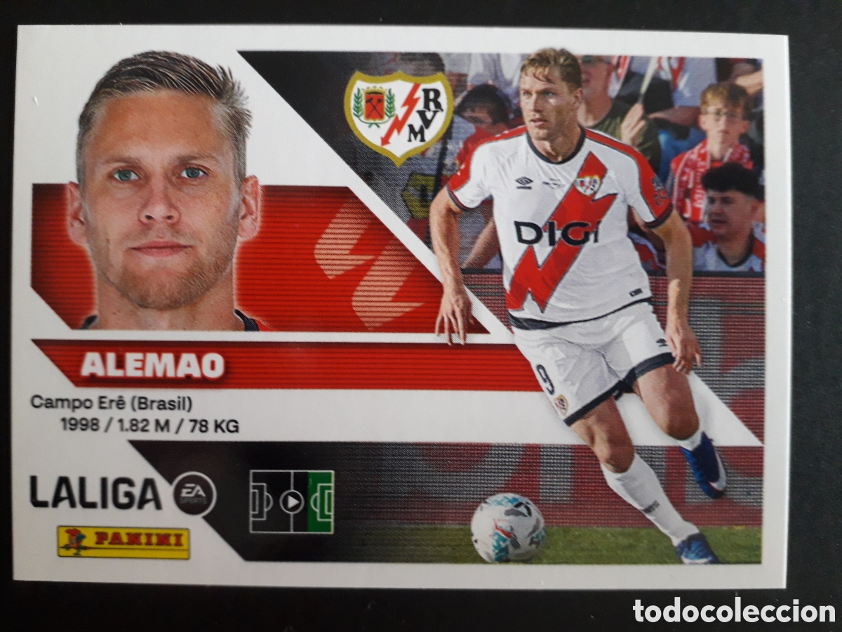 Cromos de f&uacute;tbol: ALEMAO RAYO VALLECANO N&deg; 20 ED ESTE 2026 2027 26 27 SIN PEGAR PEDIDO M&Iacute;NIMO 3&euro;