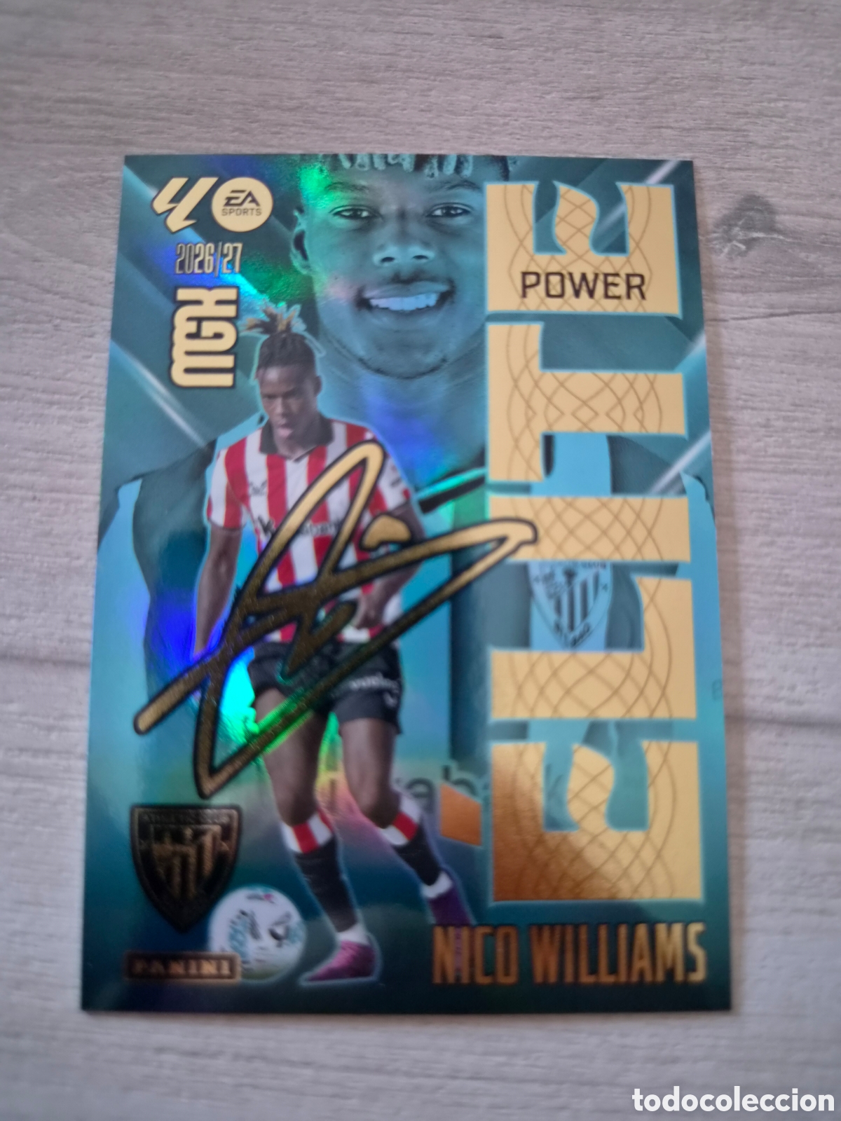 Cromos de f&uacute;tbol: P12 Elite Power Nico Williams Megacracks 26/27