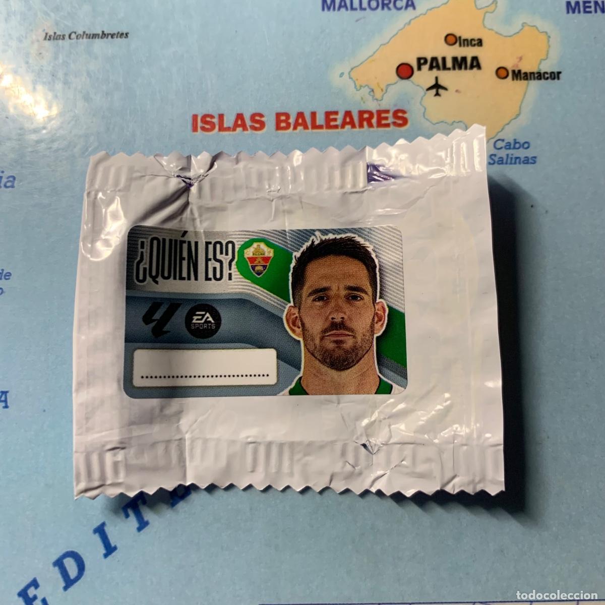 Cromos de f&uacute;tbol: Cromo chicle quien es Bigas del Elche liga este 26-27 2026-2027