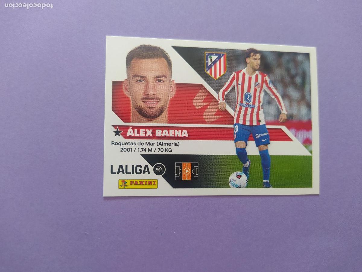 Cromos de f&uacute;tbol: LIGA ESTE 2026 2027 26 27 NUEVO - ATLETICO DE MADRID N&ordm; 15 ALEX BAENA