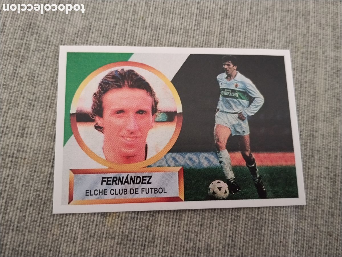 Cromos de f&uacute;tbol: ED. ESTE 1988 89 - FERNANDEZ - ELCHE CF ( CROMO CUSTOM )