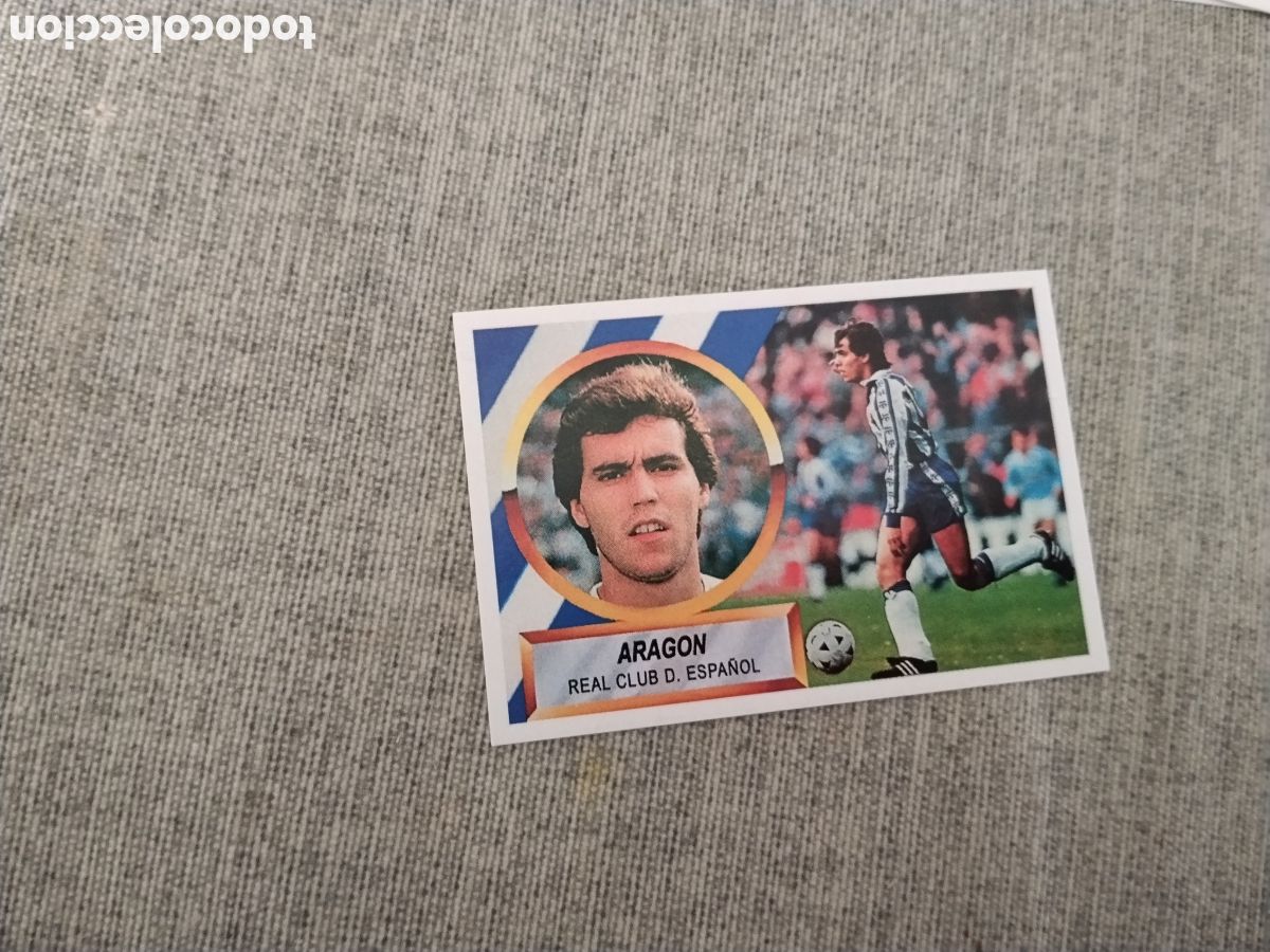 Cromos de f&uacute;tbol: ED. ESTE 1988 89 - ARAG&Oacute;N - RCD ESPA&Ntilde;OL ( CROMO CUSTOM )
