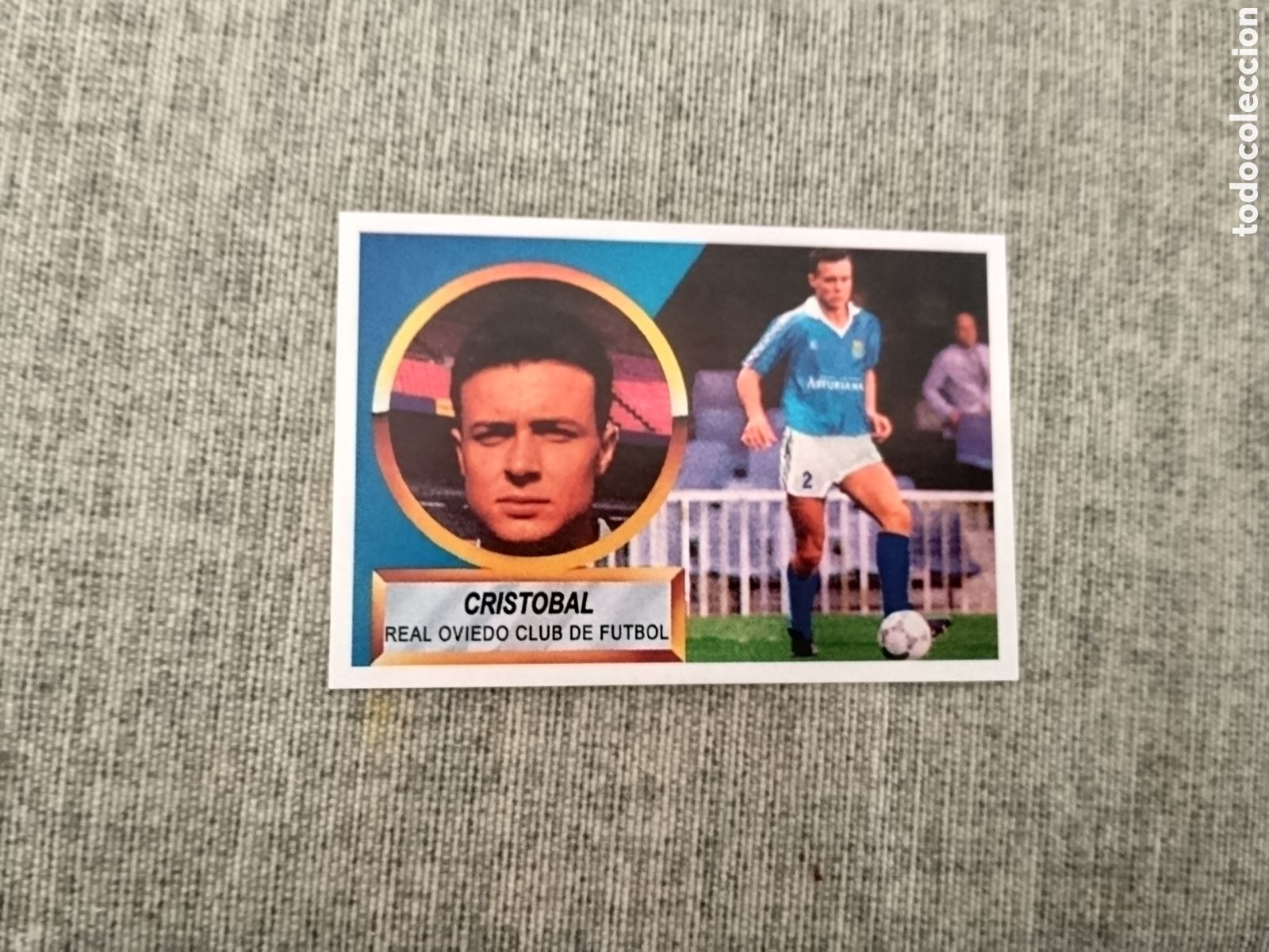 Cromos de f&uacute;tbol: ED. ESTE 1988 89 - CRISTOBAL - R. OVIEDO ( CROMO CUSTOM )