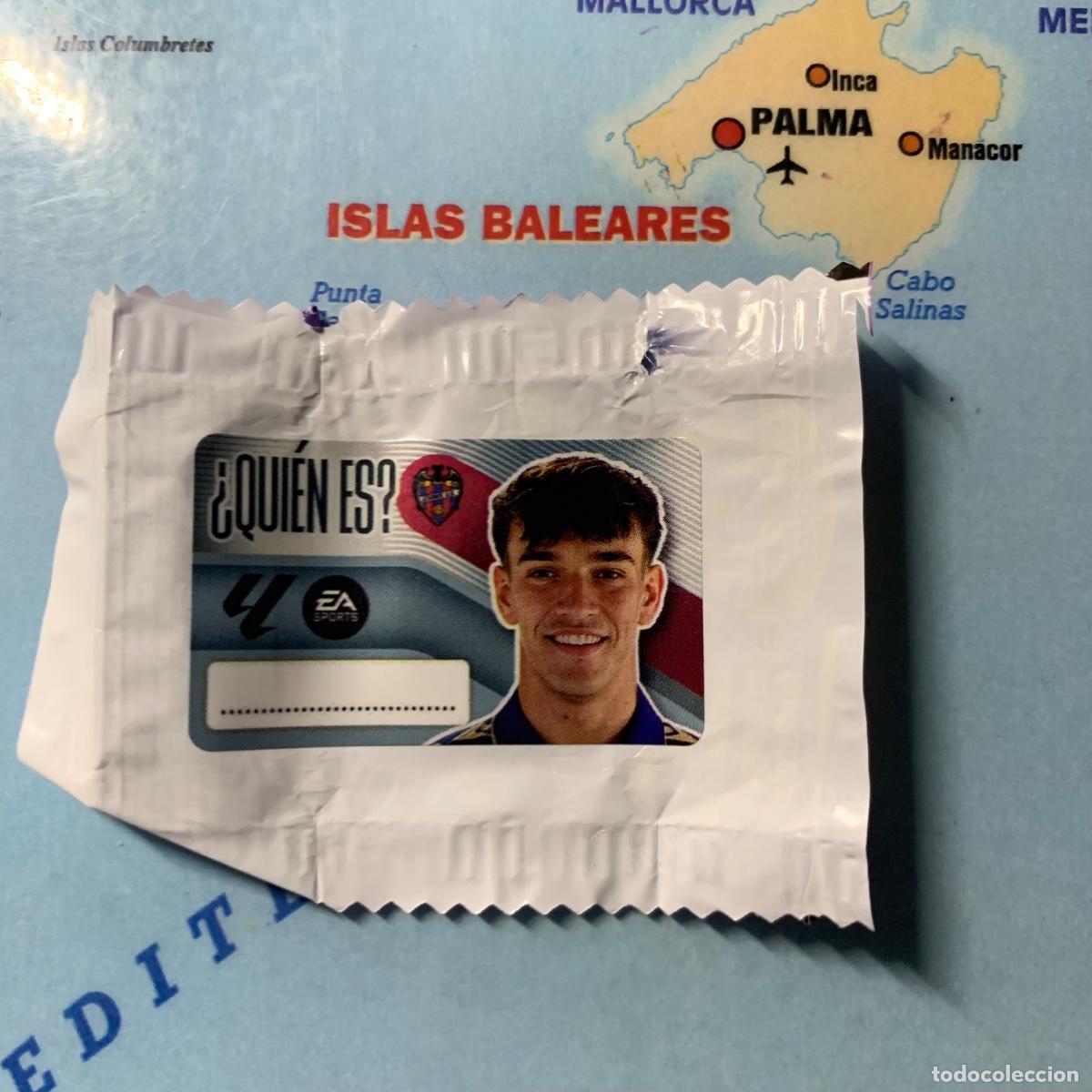 Cromos de f&uacute;tbol: Cromo chicle quien es Carlos Espi del Levante liga este 26-27 2026-2027