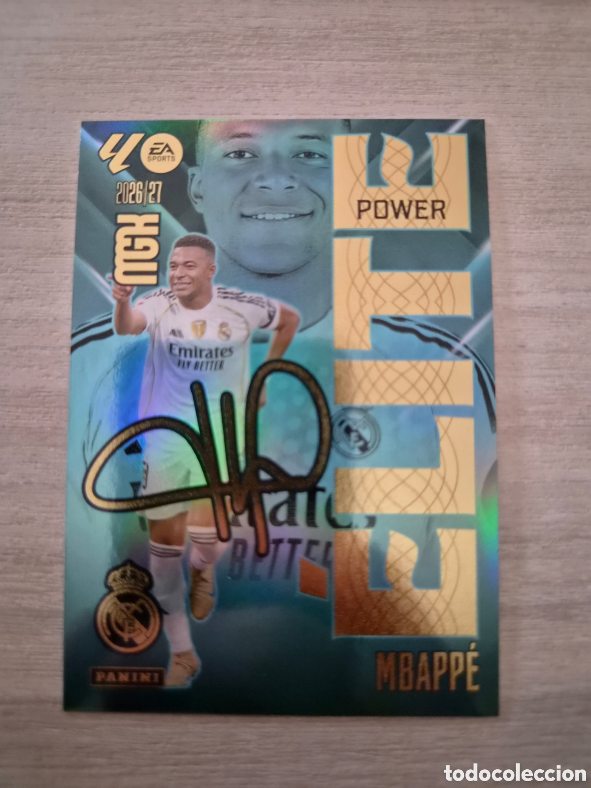 Cromos de f&uacute;tbol: P10 Elite Power Mbappe Megacracks 26/27