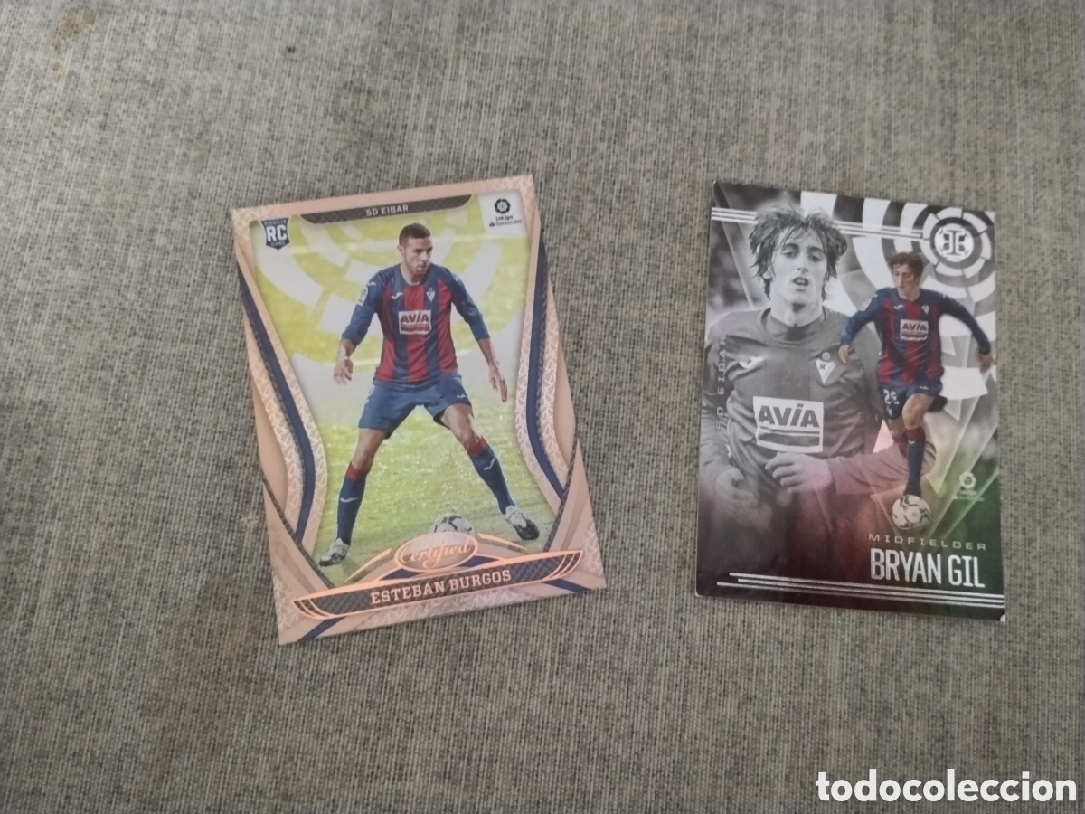 Cromos de f&uacute;tbol: CHRONICLES 2020 - 21 ( PANINI EDITADO EN USA ) 2 CARDS - SD EIBAR - ( incluye Bryan Gil )