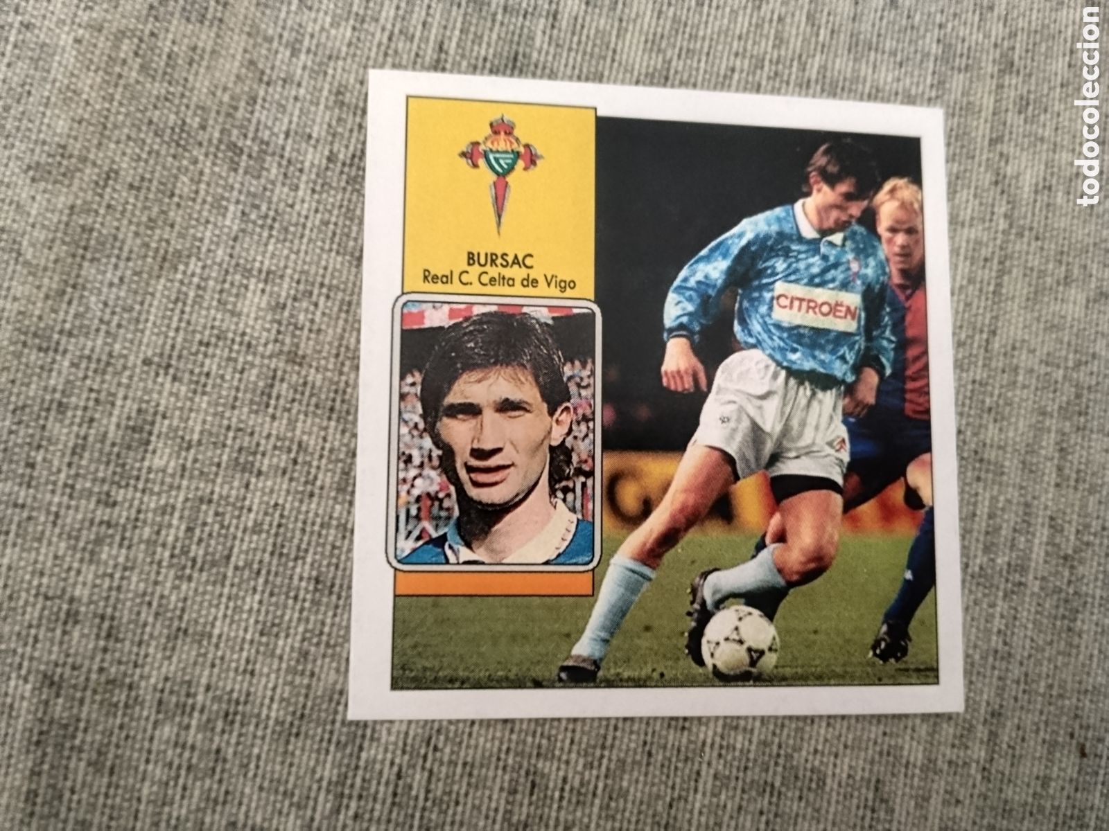 Cromos de f&uacute;tbol: ED. ESTE 1992 93 BURSAC - RC CELTA DE VIGO ( CROMO CUSTOM )