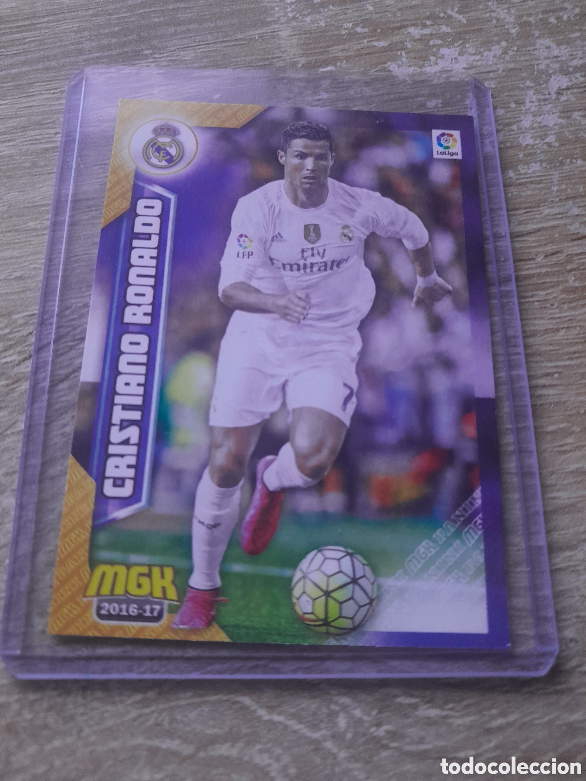 Cromos de f&uacute;tbol: MGK CRISTIANO RONALDO N&ordm; 344 MEGACRACKS 2016 2017 LIGA 2016-17 REAL MADRID