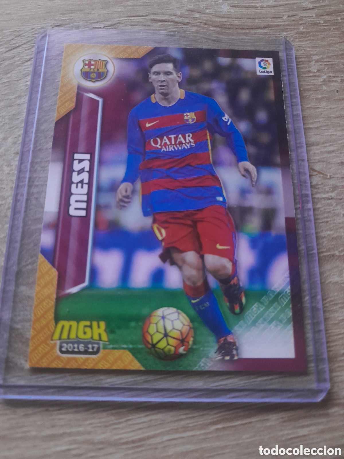 Cromos de f&uacute;tbol: MGK LIONEL MESSI N&ordm; 100 MEGACRACKS 2016 2017 LIGA 2016-17 BARCELONA