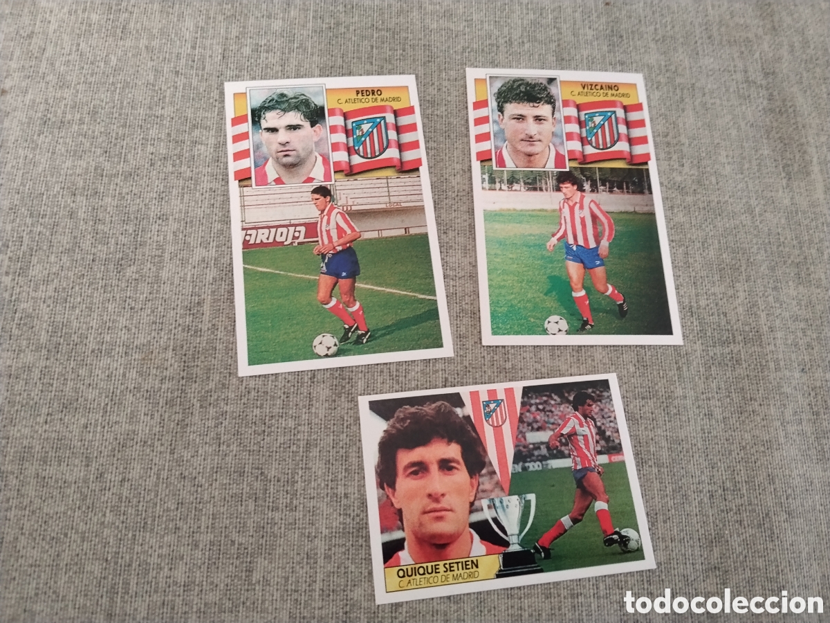 Cromos de f&uacute;tbol: ED. ESTE ( 3 CROMOS CUSTOM ) AT. MADRID