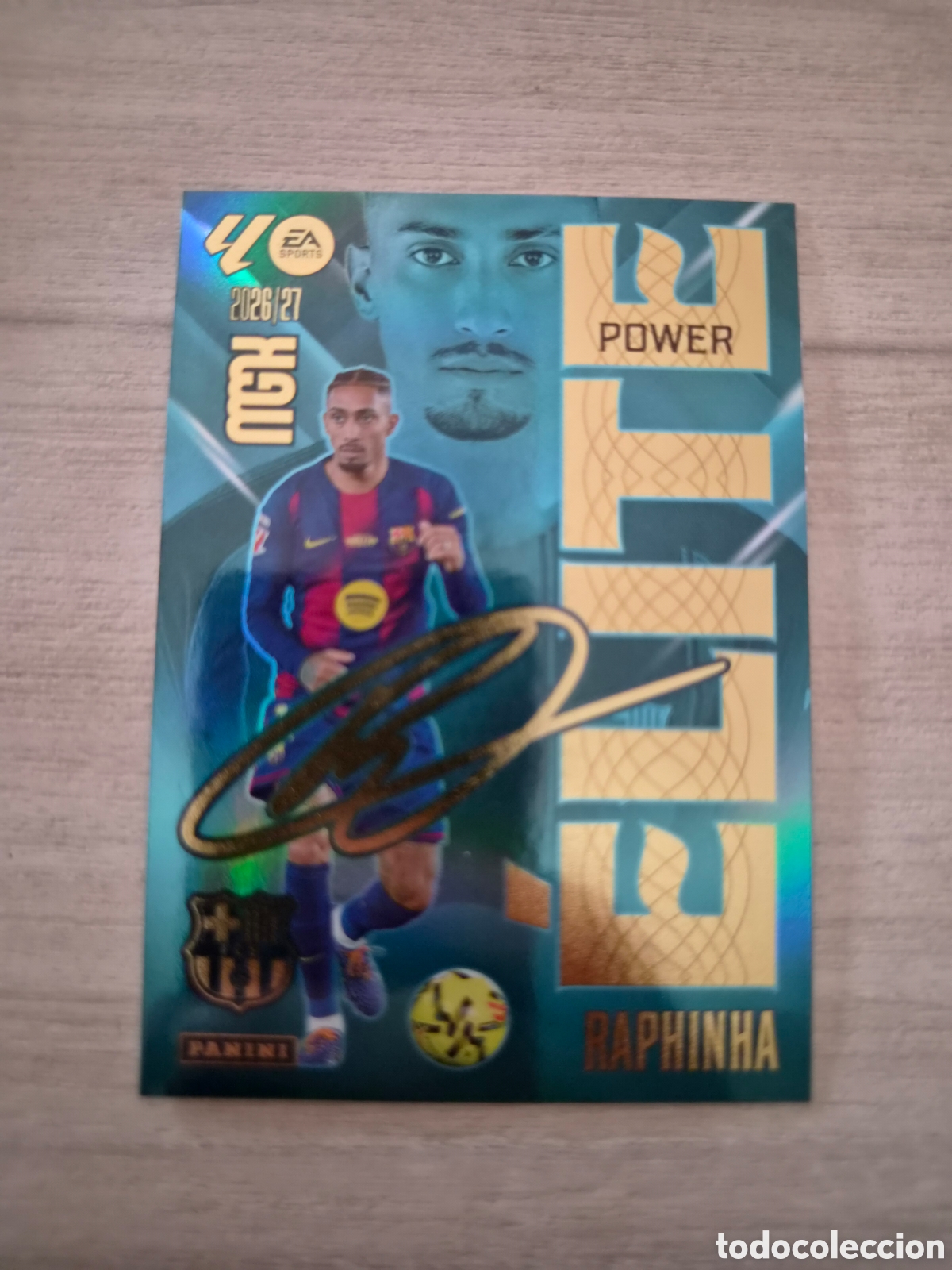 Cromos de f&uacute;tbol: P16 Elite Power Raphinha Megacracks 26/27