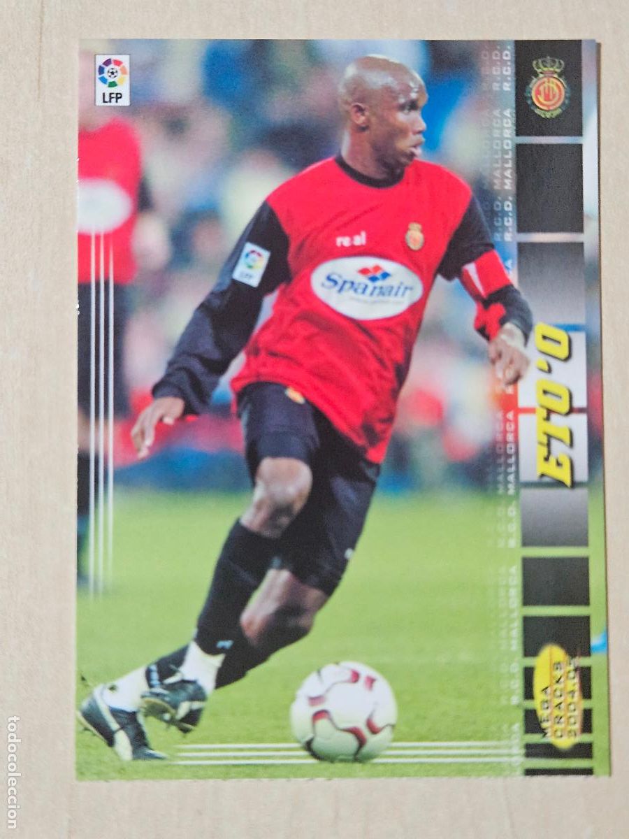 Cromos de f&uacute;tbol: CROMO N&ordm; 213 ETOO - MEGACRACKS 2004 05 - MALLORCA - CORREGIDA