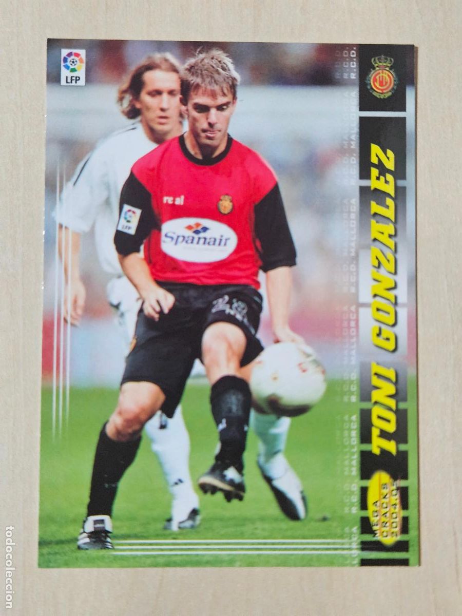 Cromos de f&uacute;tbol: CROMO N&ordm; 211 TONI GONZALEZ - MEGACRACKS 2004 05 - MALLORCA - CORREGIDA
